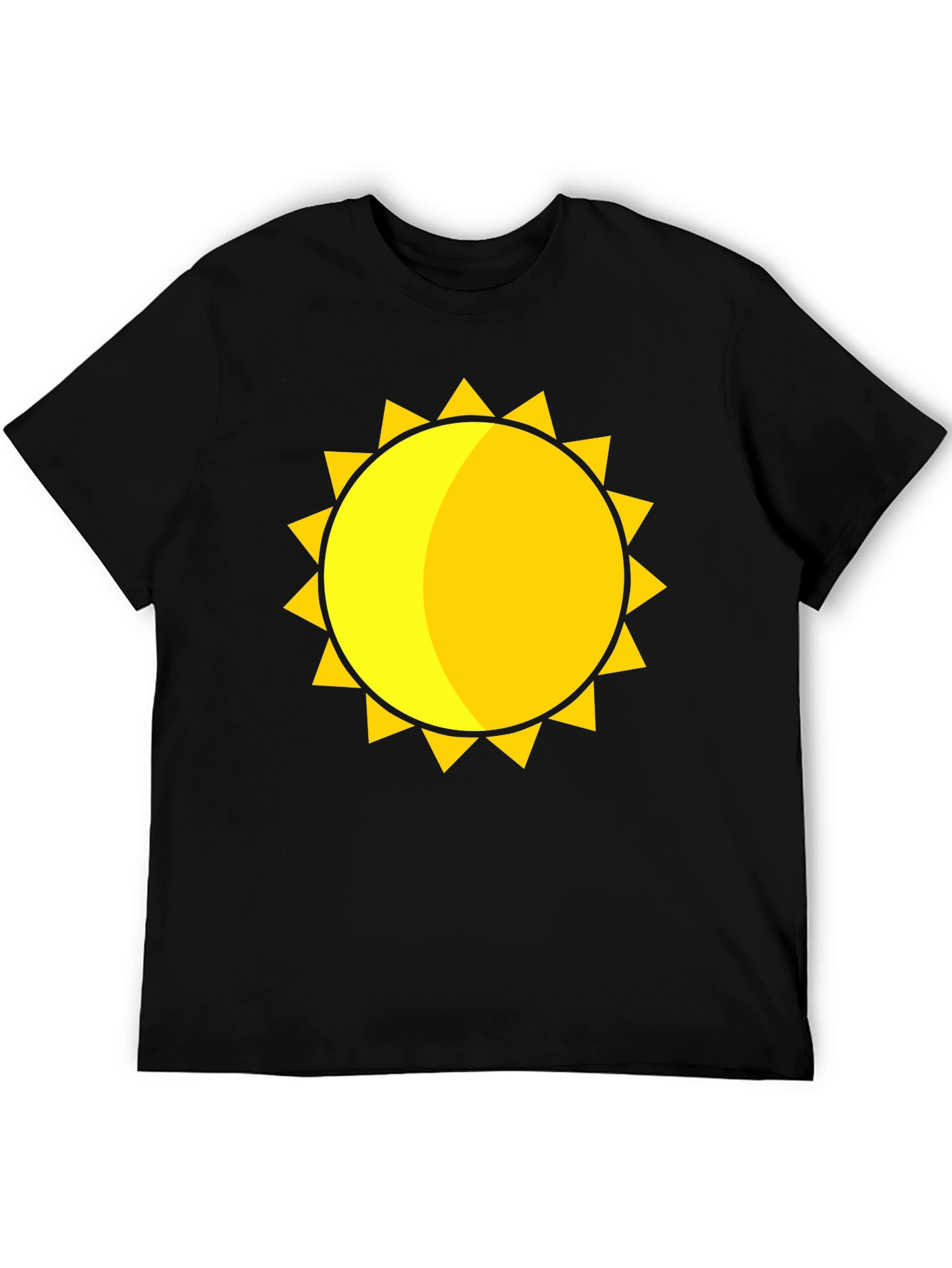 Sunny Graphic Black T-Shirt