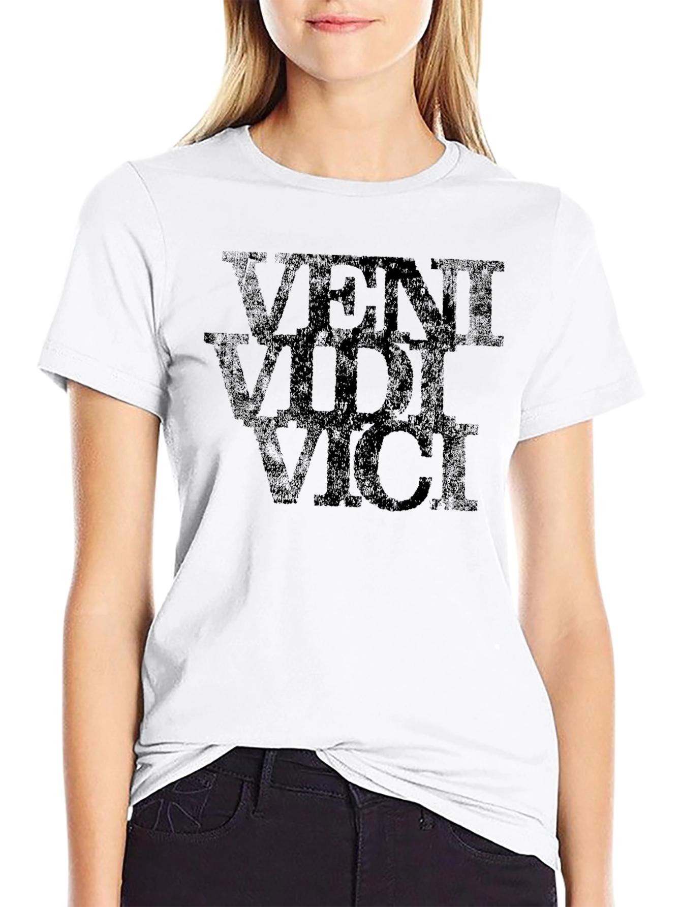 Veni Vidi Vici Graphic Tee - Black T-Shirt