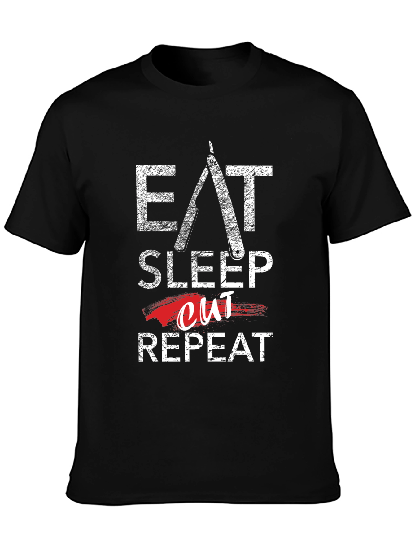 Eat Sleep Cut Repeat Barber T-Shirt