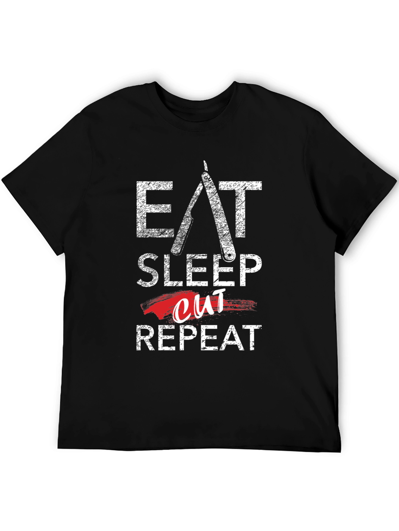 Eat Sleep Cut Repeat Barber T-Shirt
