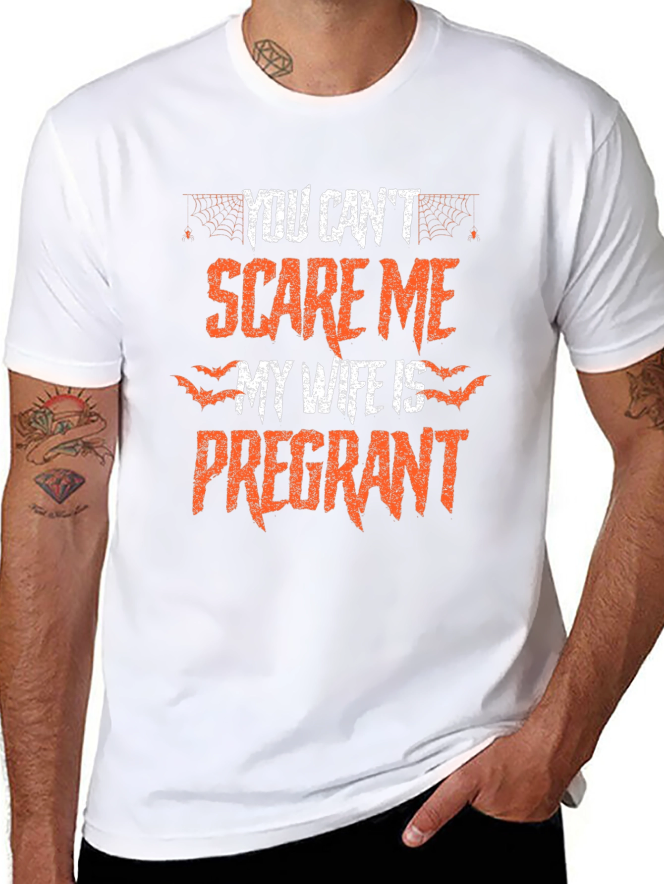 Funny Halloween Pregnancy T-Shirt for Dads