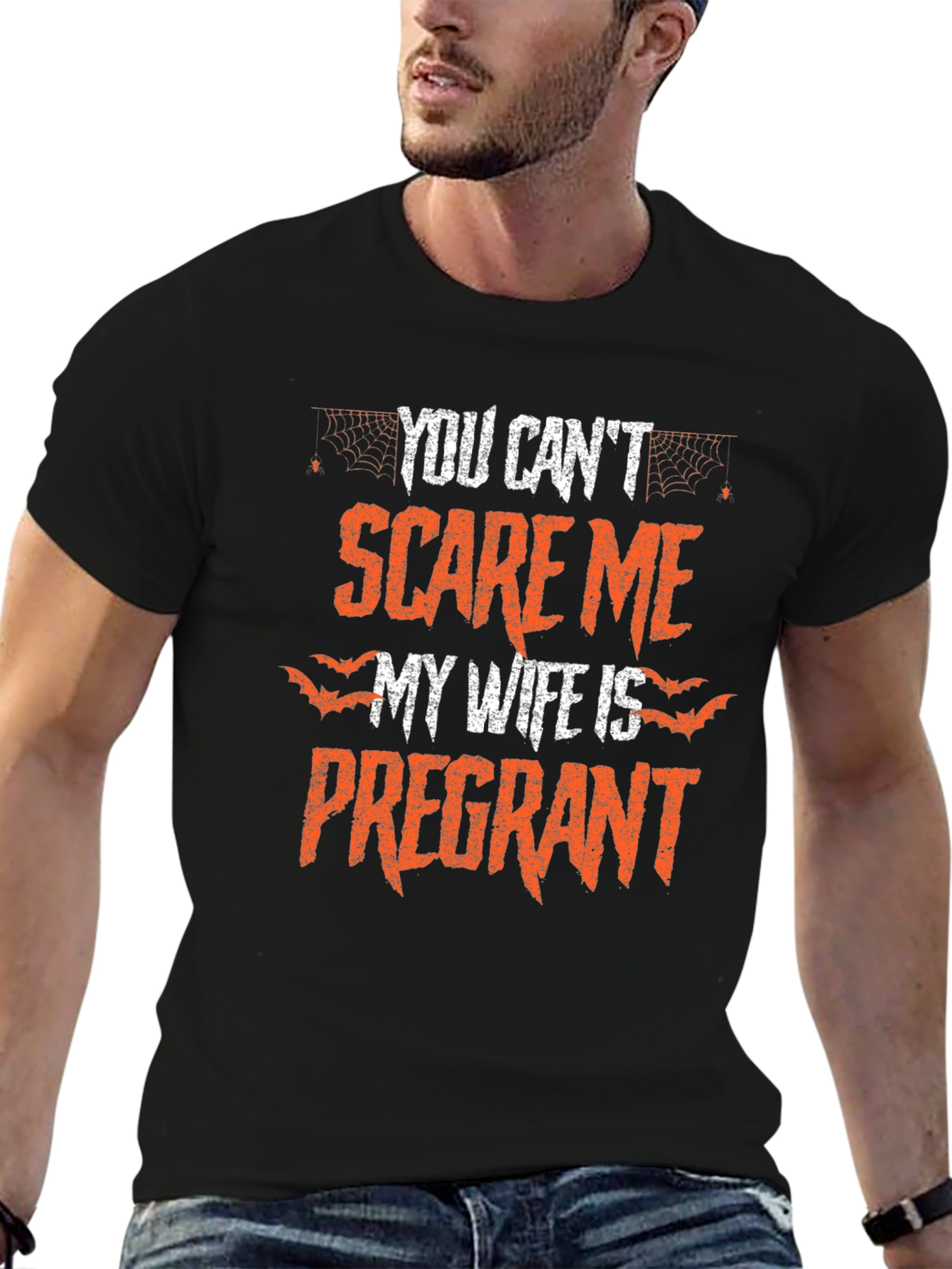 Funny Halloween Pregnancy T-Shirt for Dads