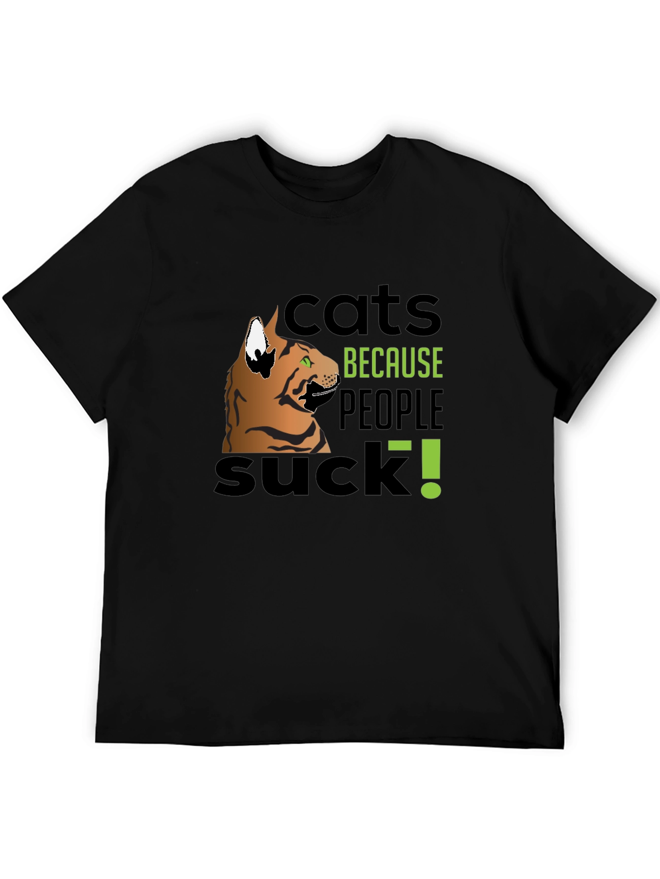 Cats Because People Suck! Graphic Tee