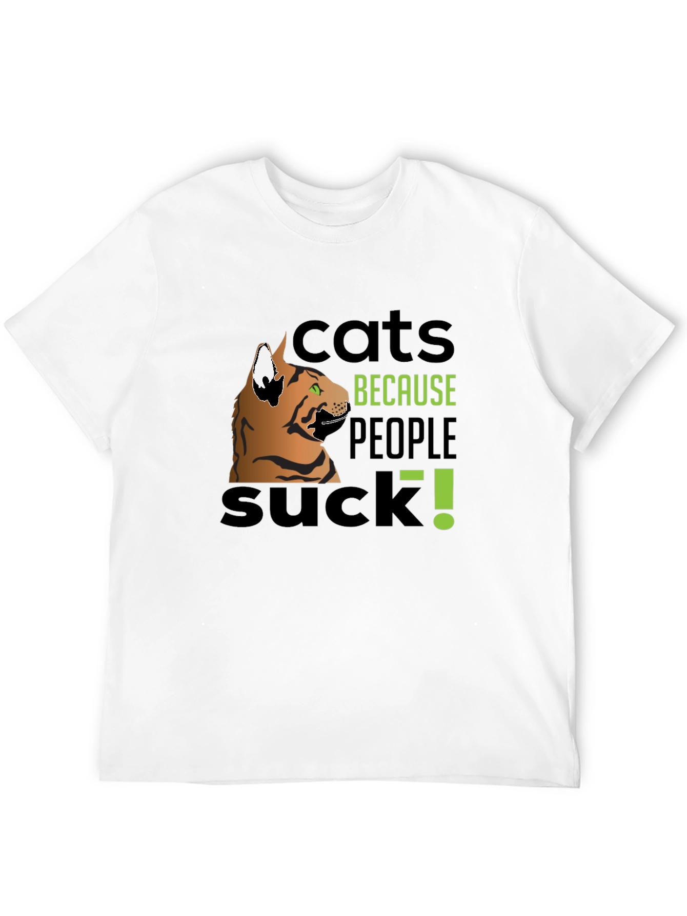 Cats Because People Suck! Graphic Tee
