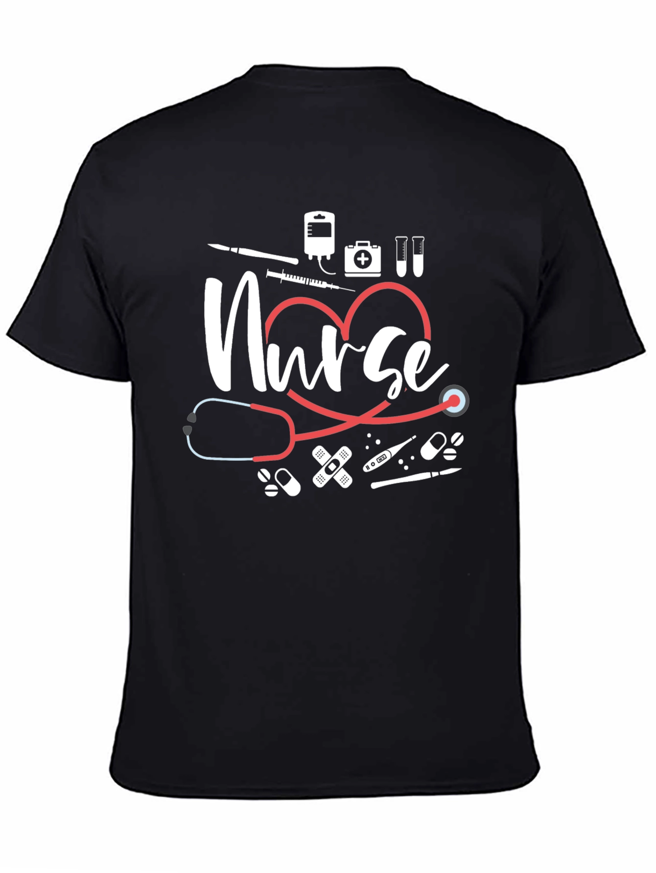 Nurse Heartbeat T-Shirt - Medical Professional Tee