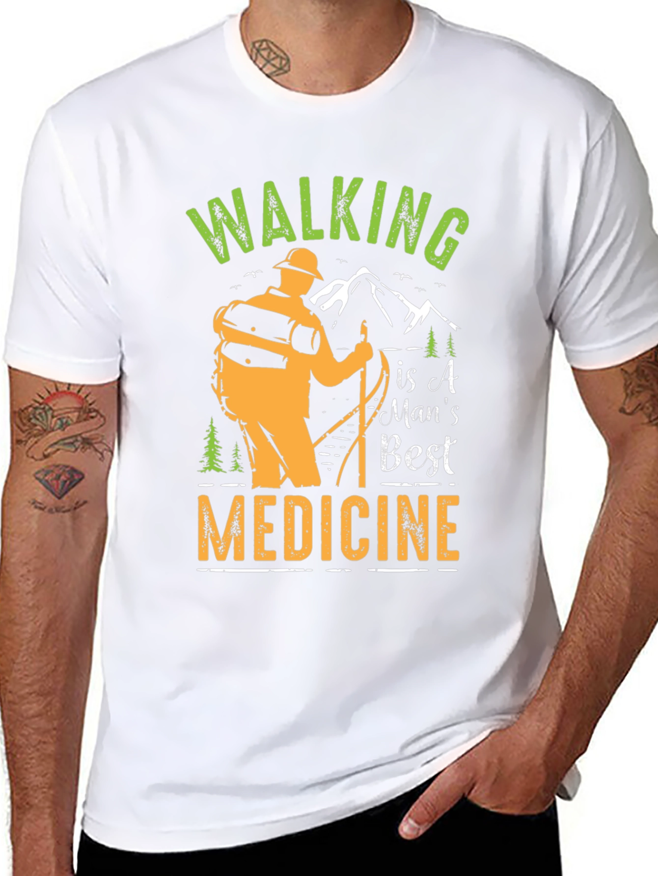 Walking is Medicine T-Shirt