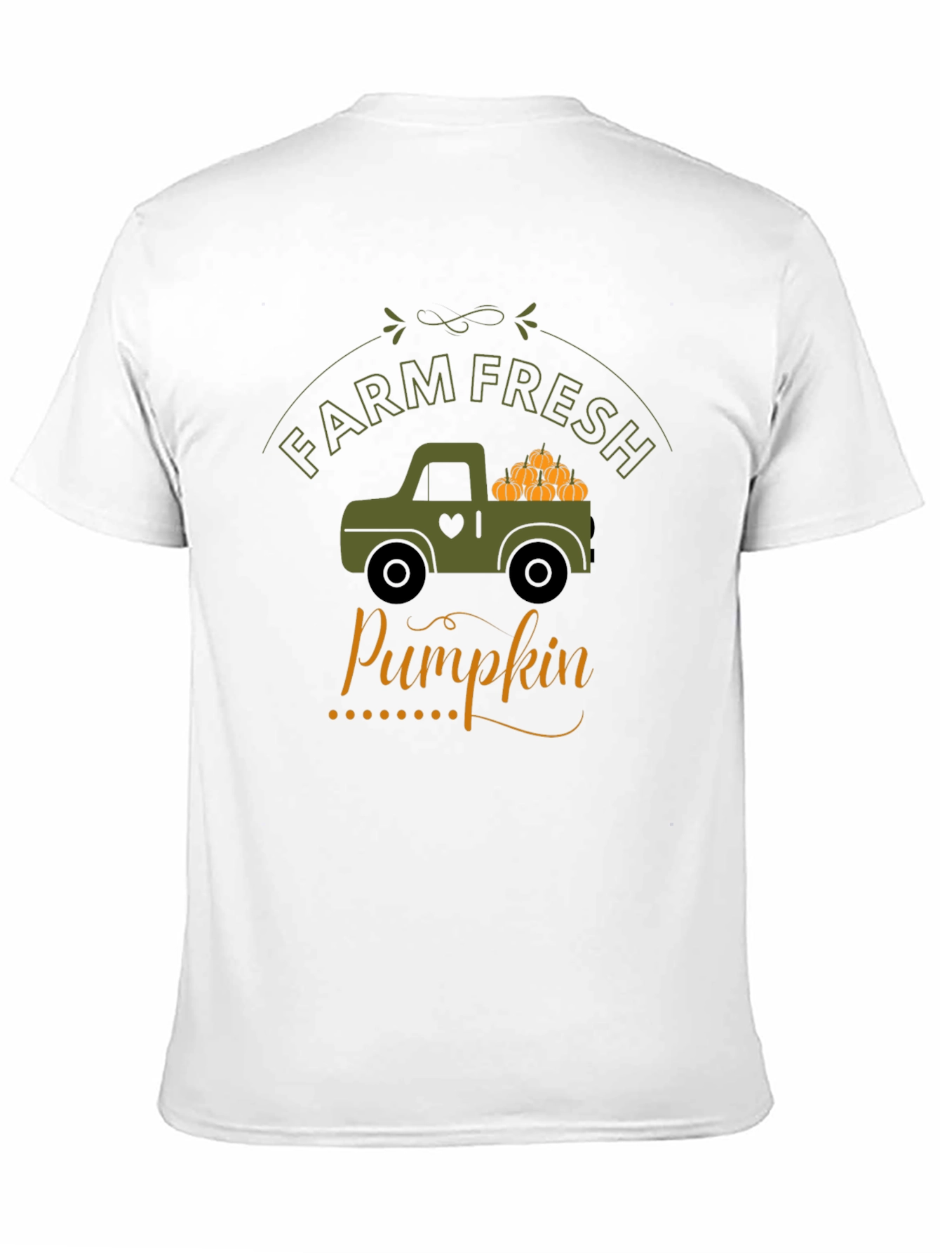 Farm Fresh Pumpkin Truck T-Shirt - Fall Harvest Tee