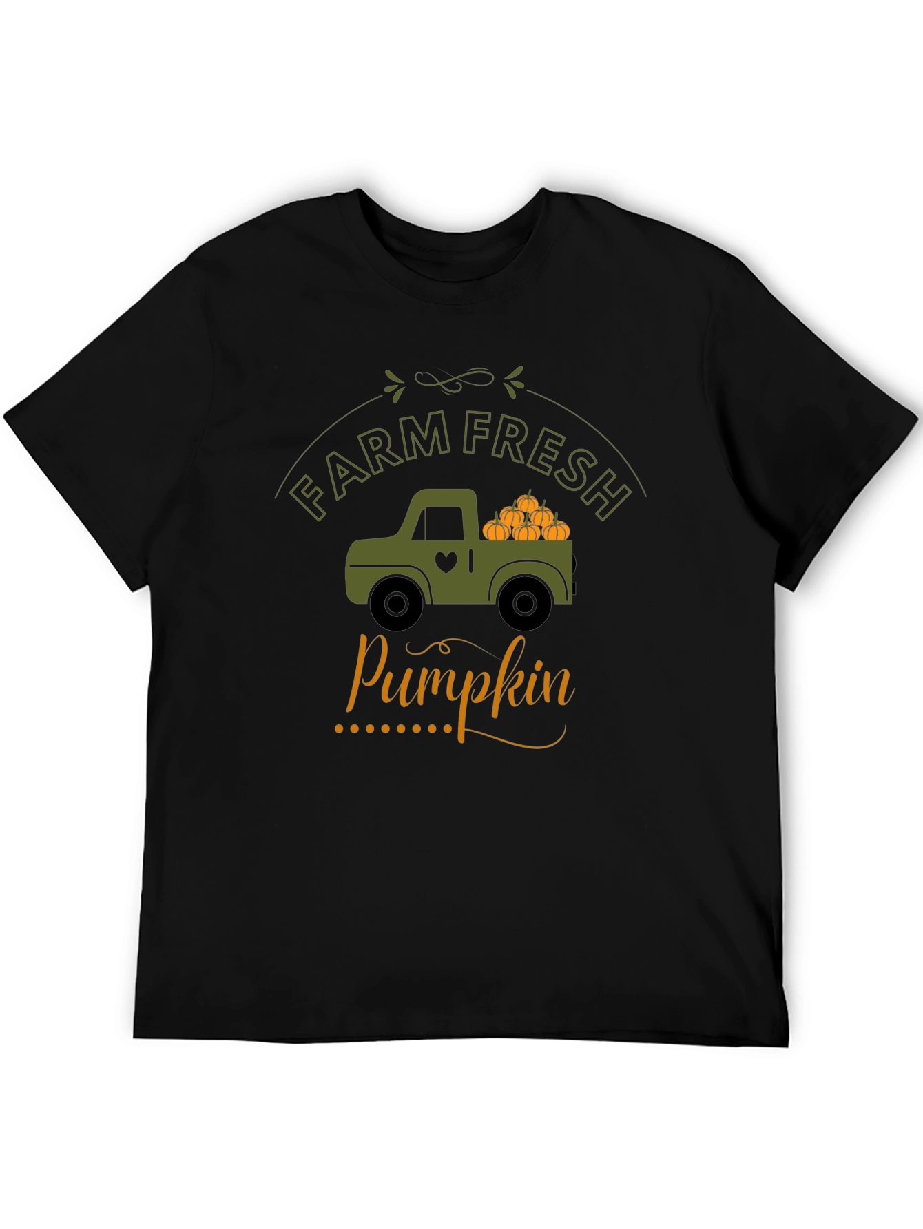 Farm Fresh Pumpkin Truck T-Shirt - Fall Harvest Tee