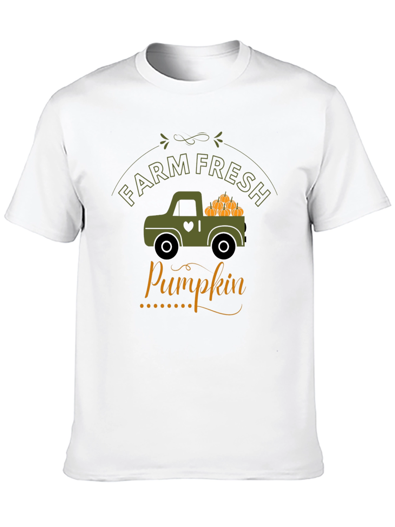 Farm Fresh Pumpkin Truck T-Shirt - Fall Harvest Tee