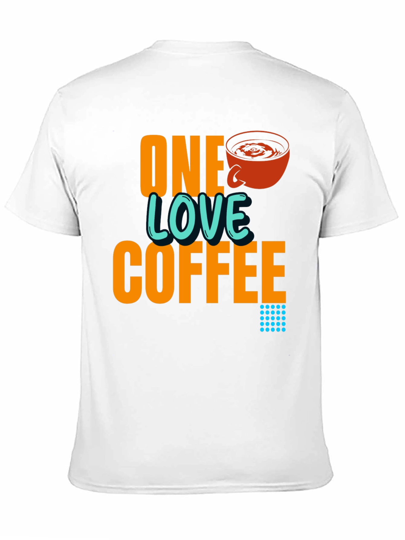 One Love Coffee Graphic Print T-Shirt