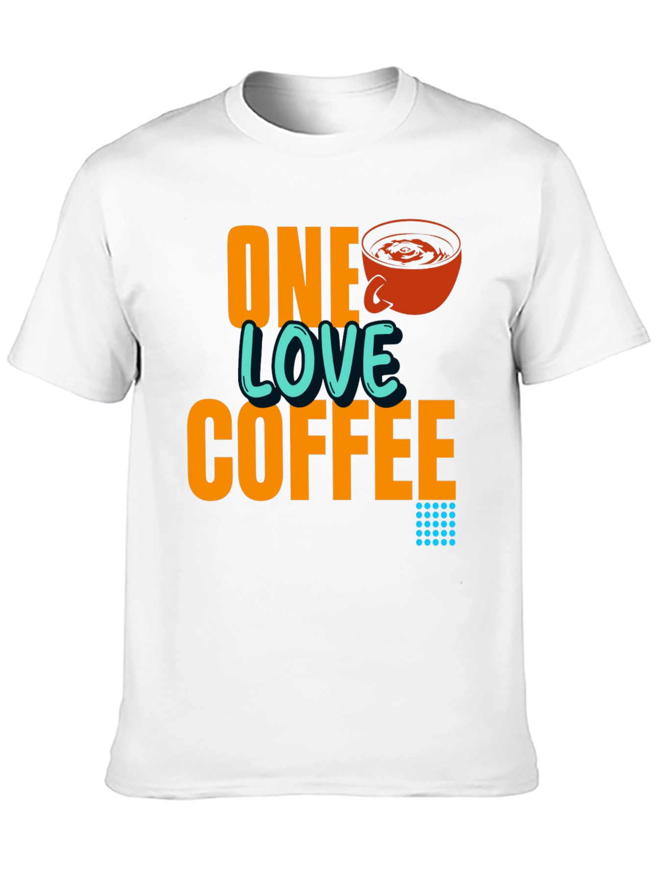 One Love Coffee Graphic Print T-Shirt