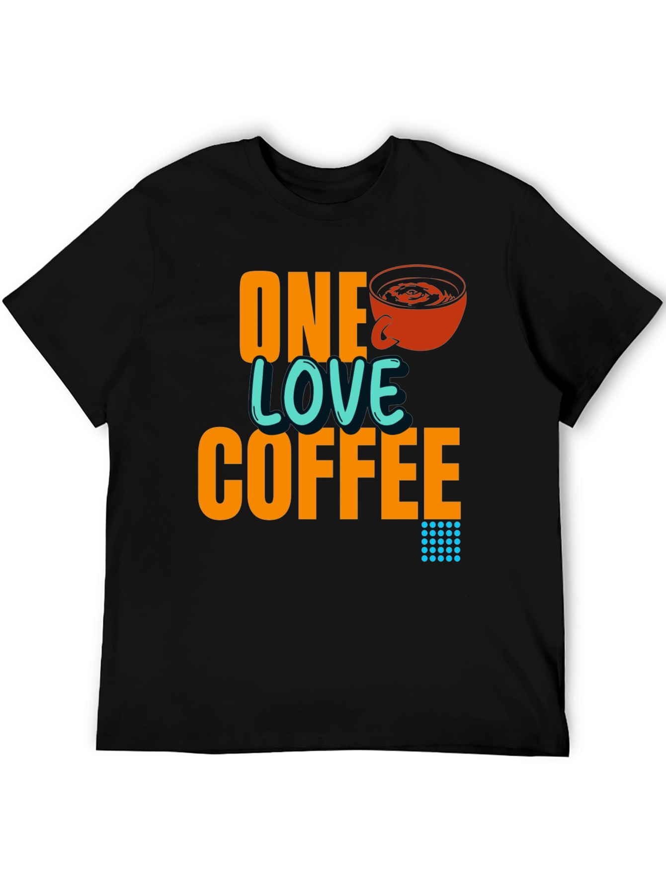 One Love Coffee Graphic Print T-Shirt