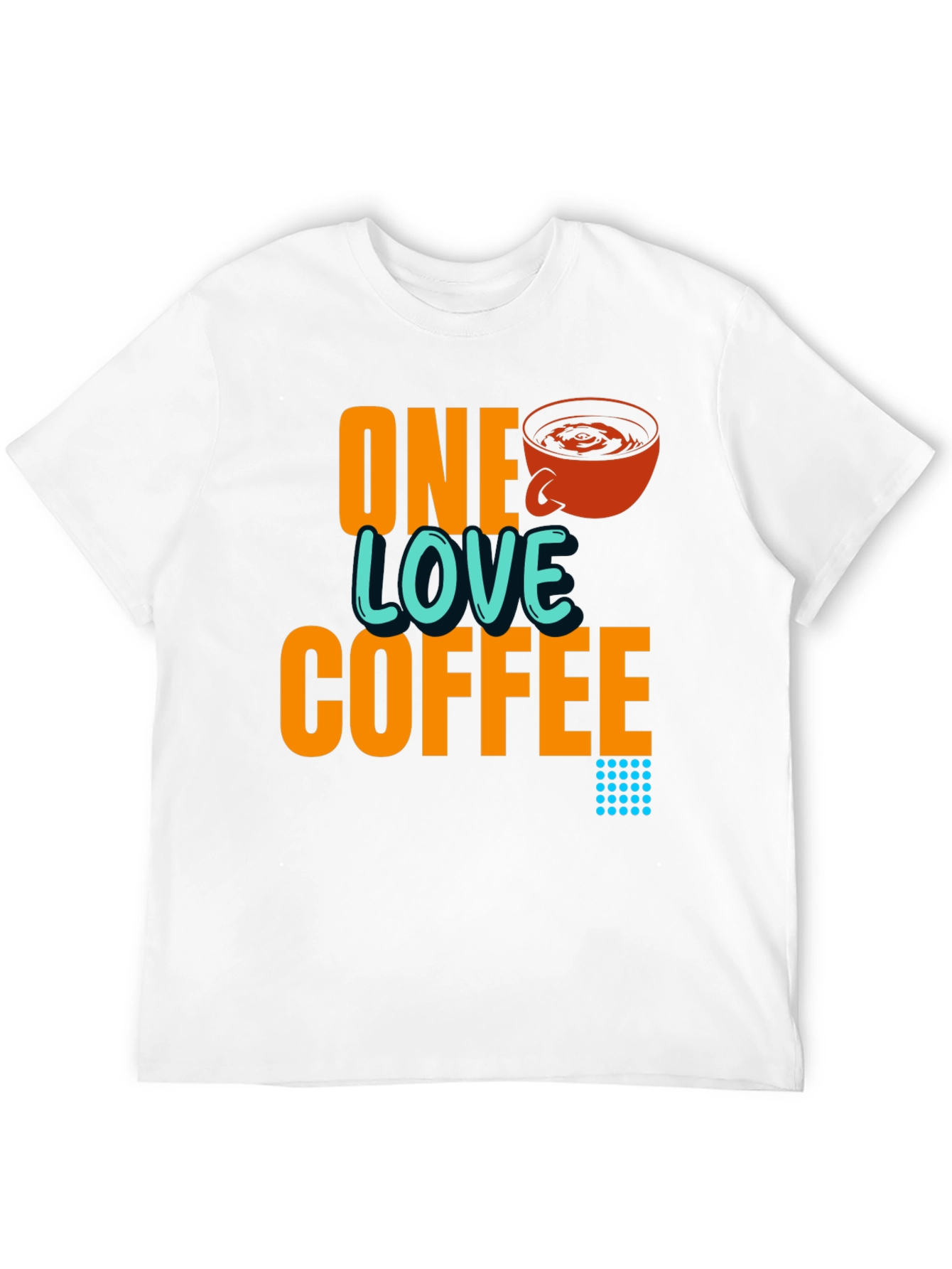One Love Coffee Graphic Print T-Shirt