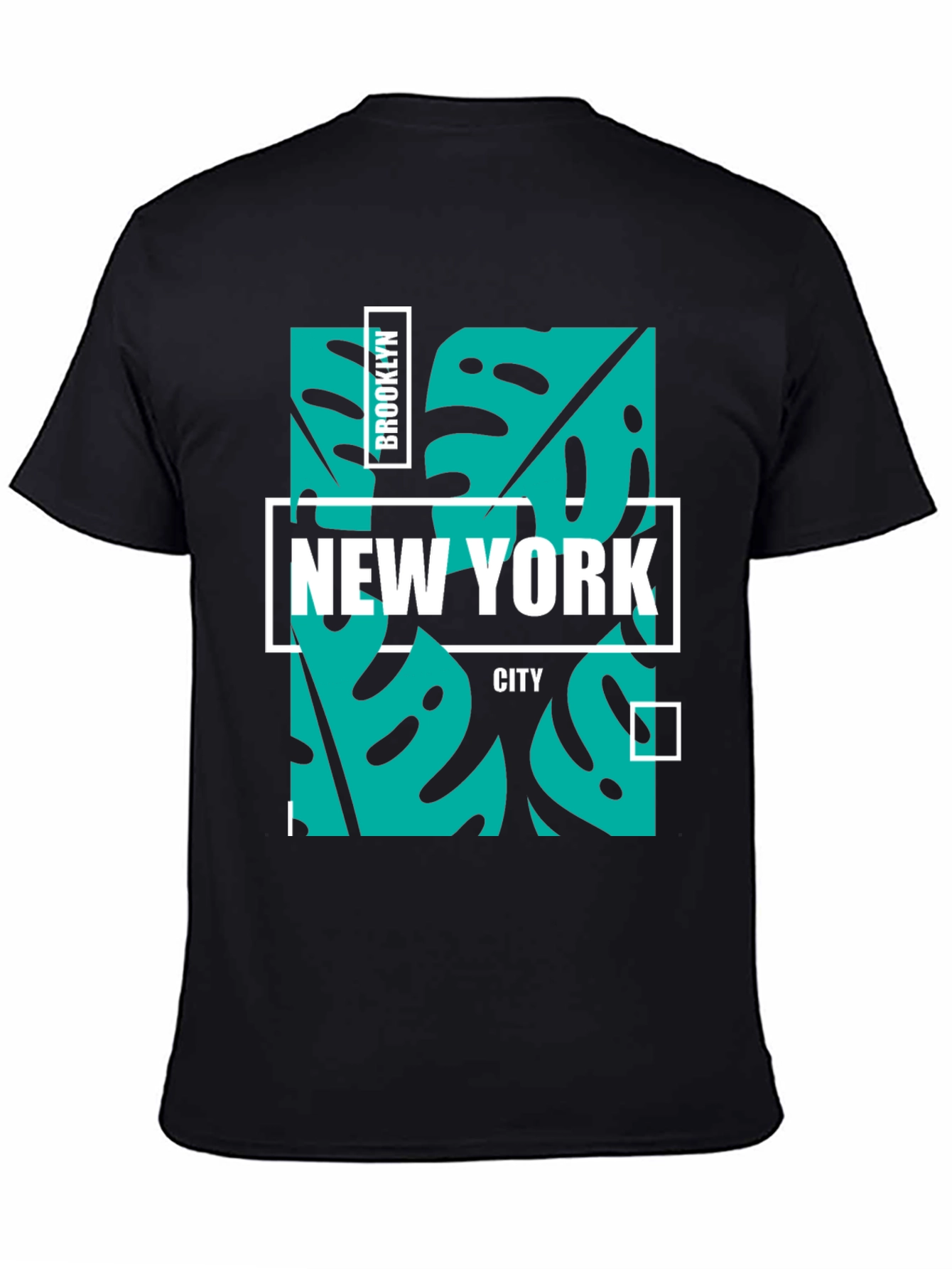 Brooklyn New York City Graphic Tee - Black