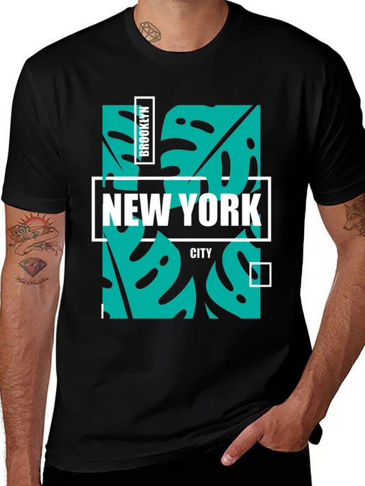 Brooklyn New York City Graphic Tee - Black