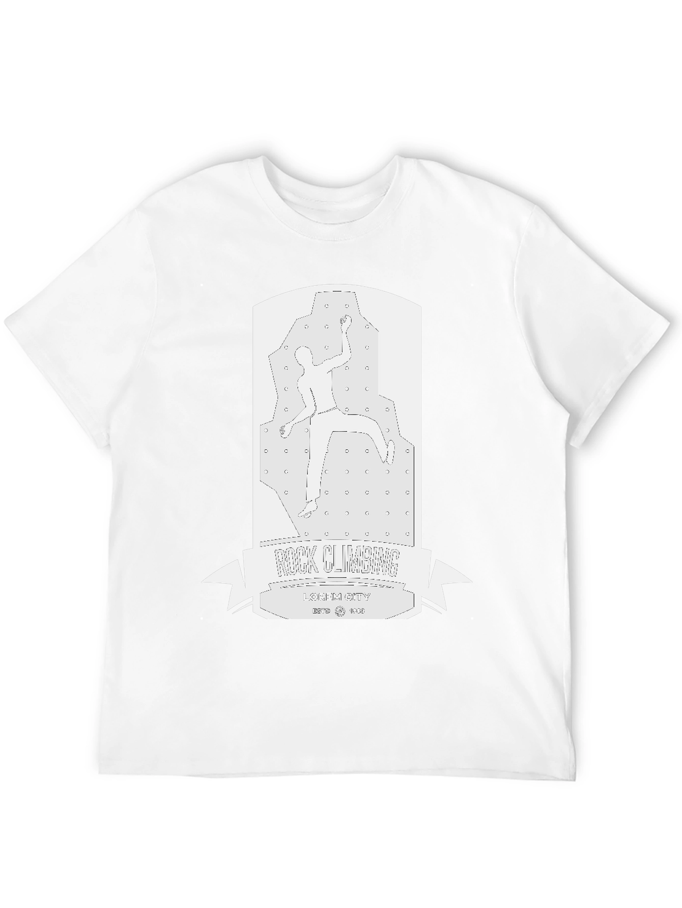 Rock Climbing T-Shirt - Urban Style