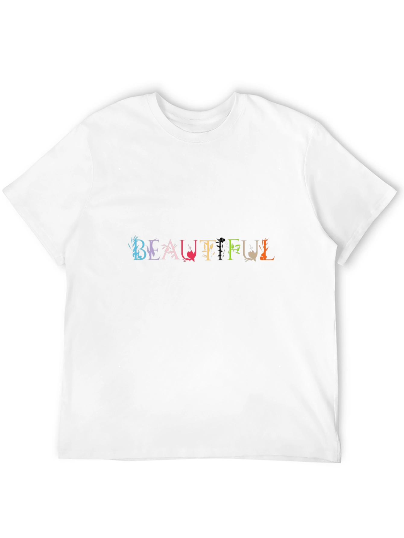 Beautiful Graphic Print Black T-Shirt