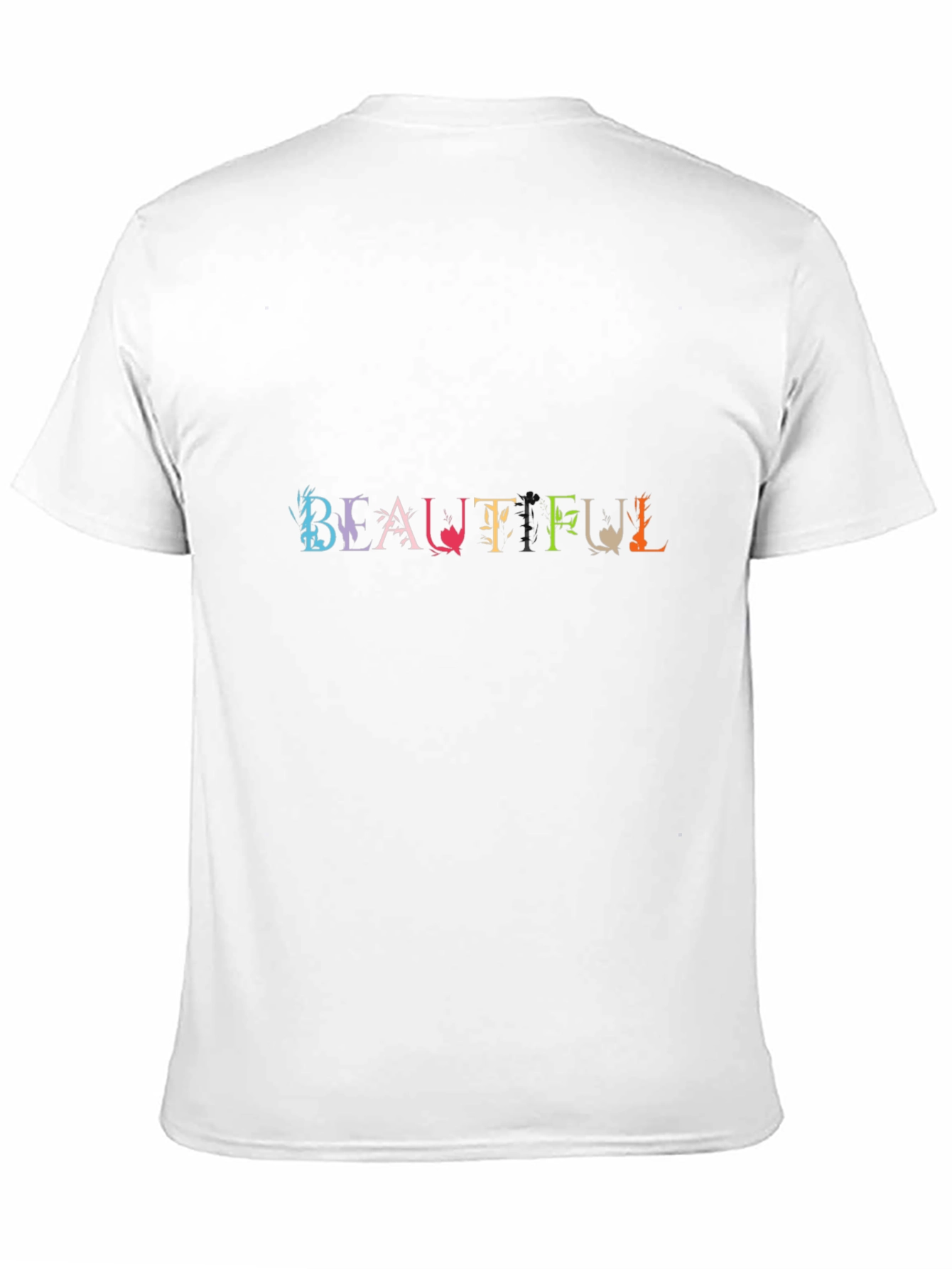 Beautiful Graphic Print Black T-Shirt