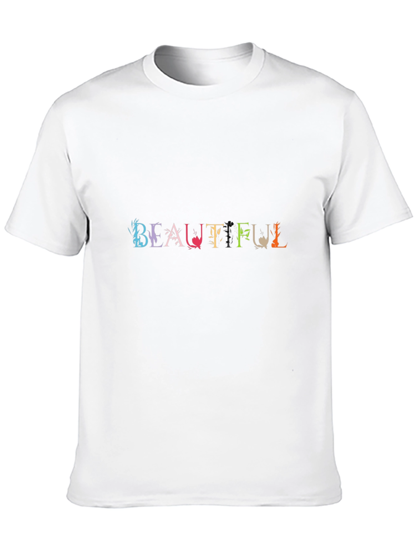 Beautiful Graphic Print Black T-Shirt