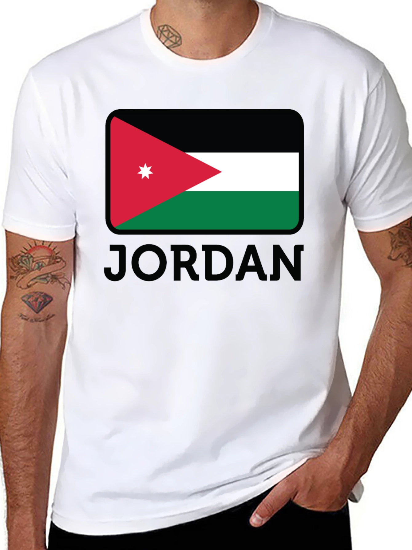 Jordan Flag T-Shirt - National Pride