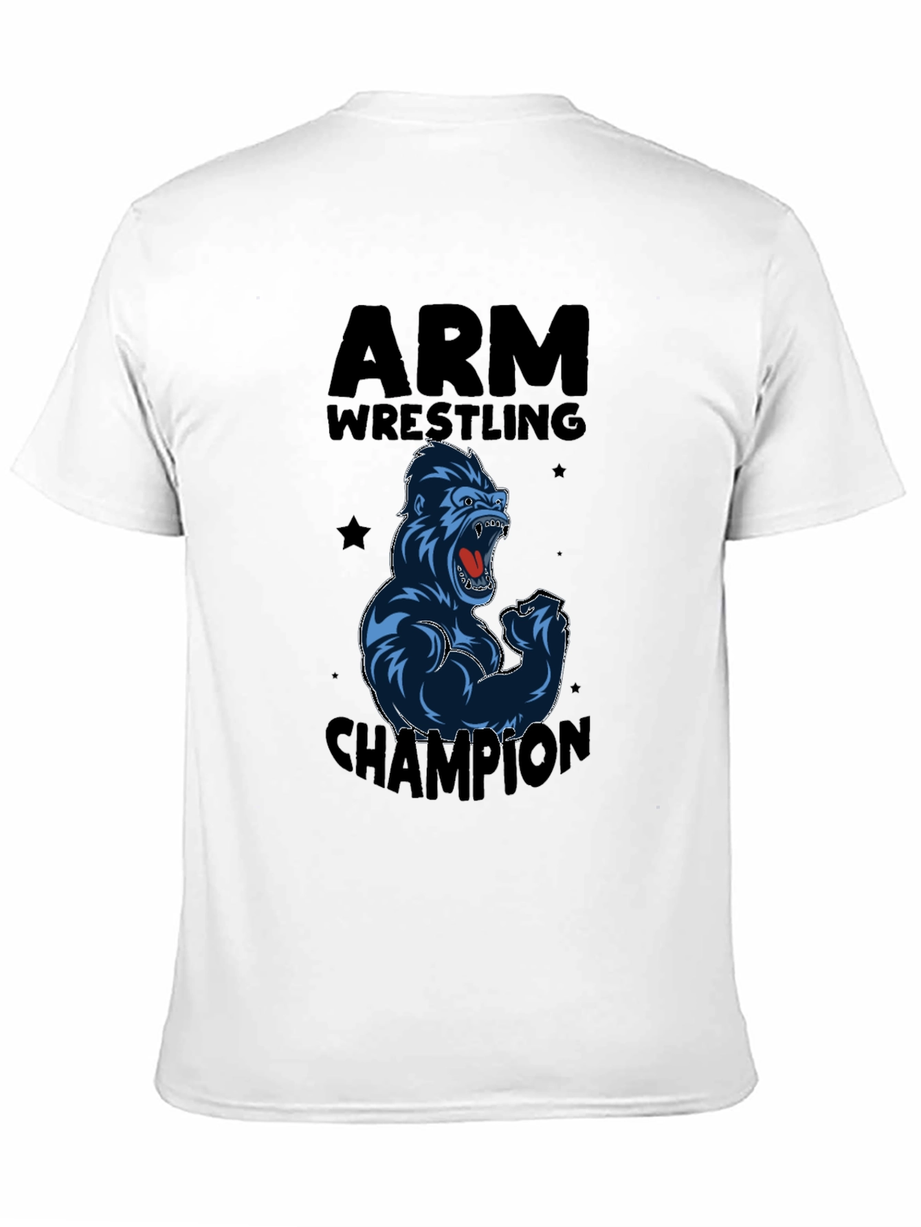Arm Wrestling Champion Gorilla Graphic T-Shirt