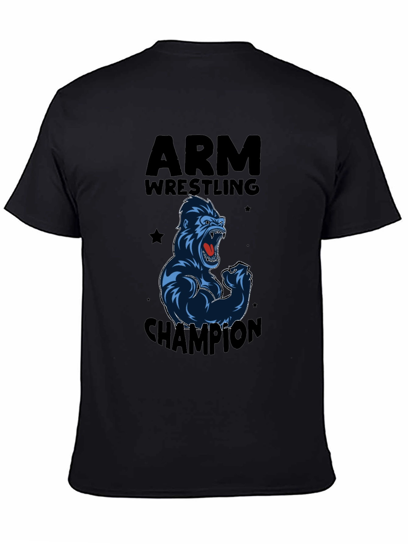 Arm Wrestling Champion Gorilla Graphic T-Shirt