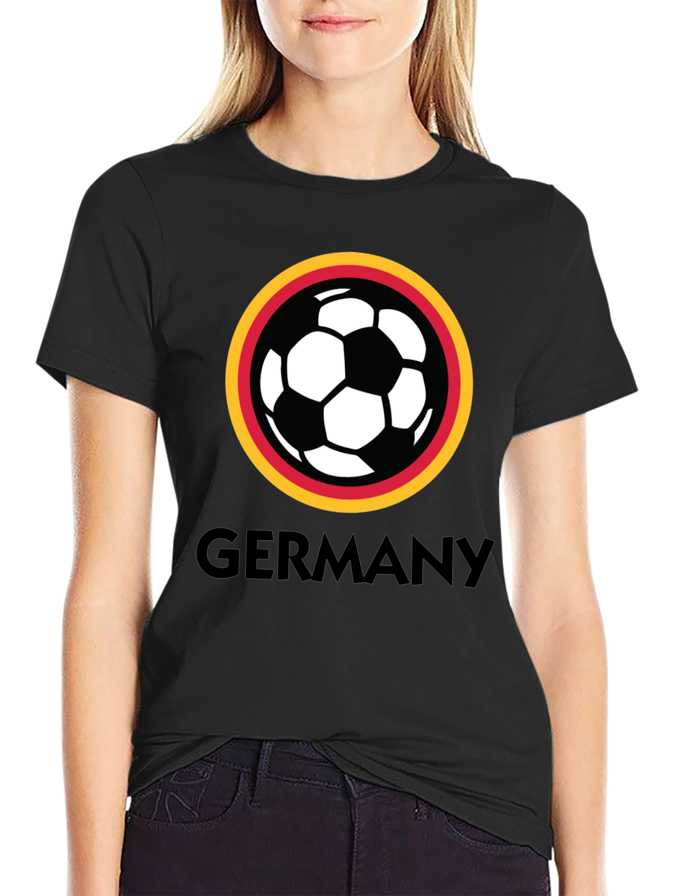 Germany Soccer Fan T-Shirt - Black