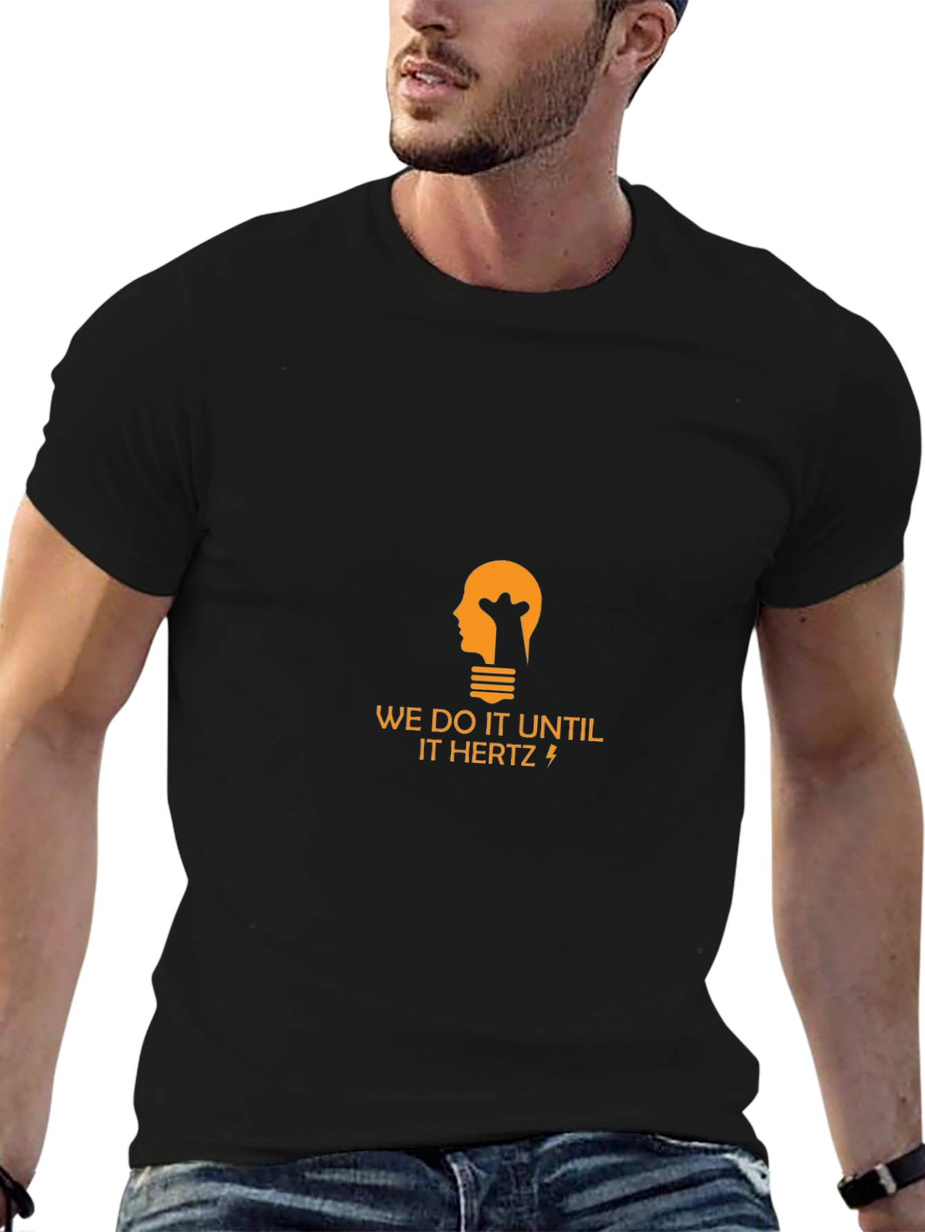Mens We Do It Until It Hertz Graphic T-Shirt