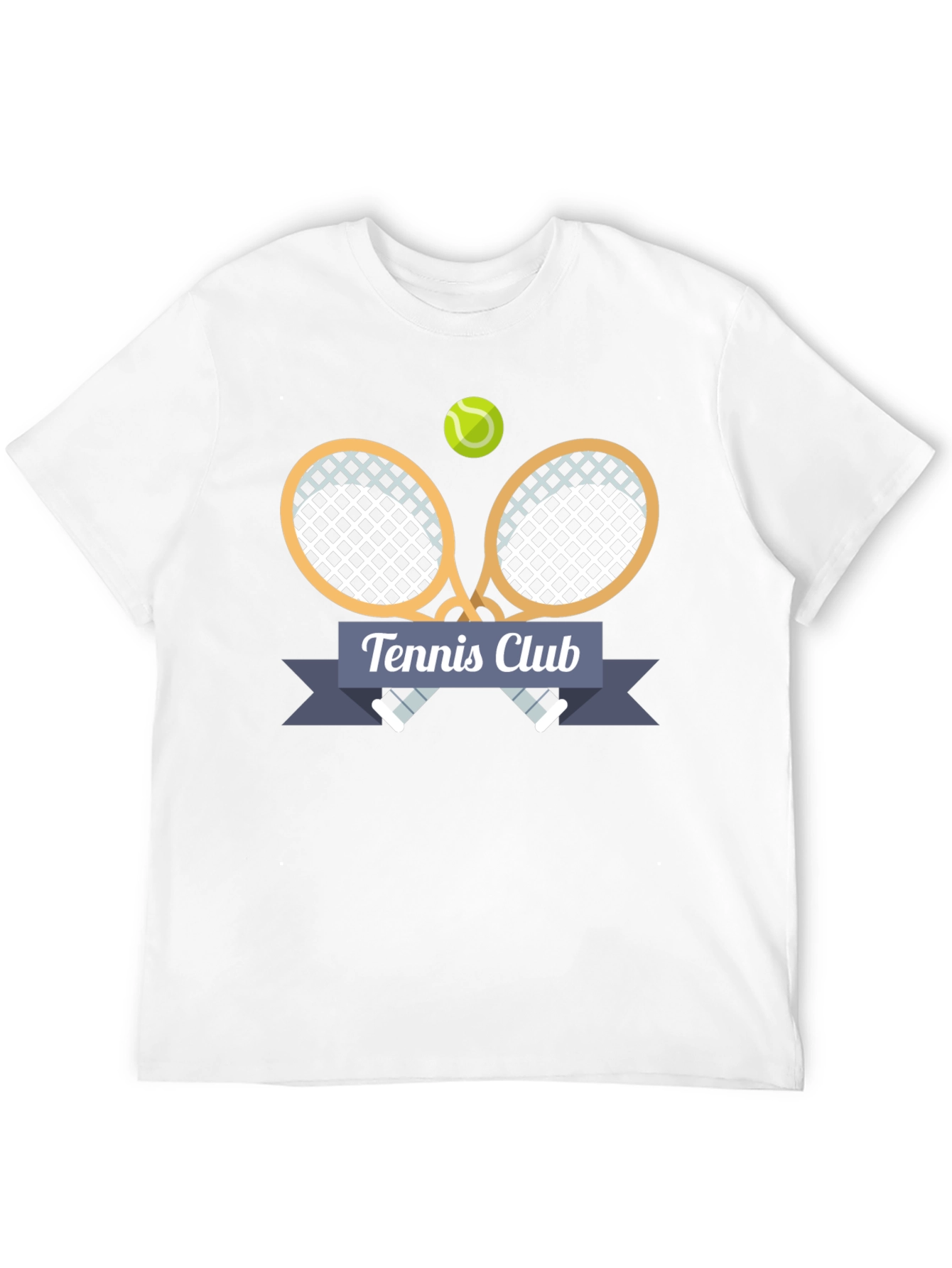 Tennis Club Graphic Tee - Sporty Casual Style