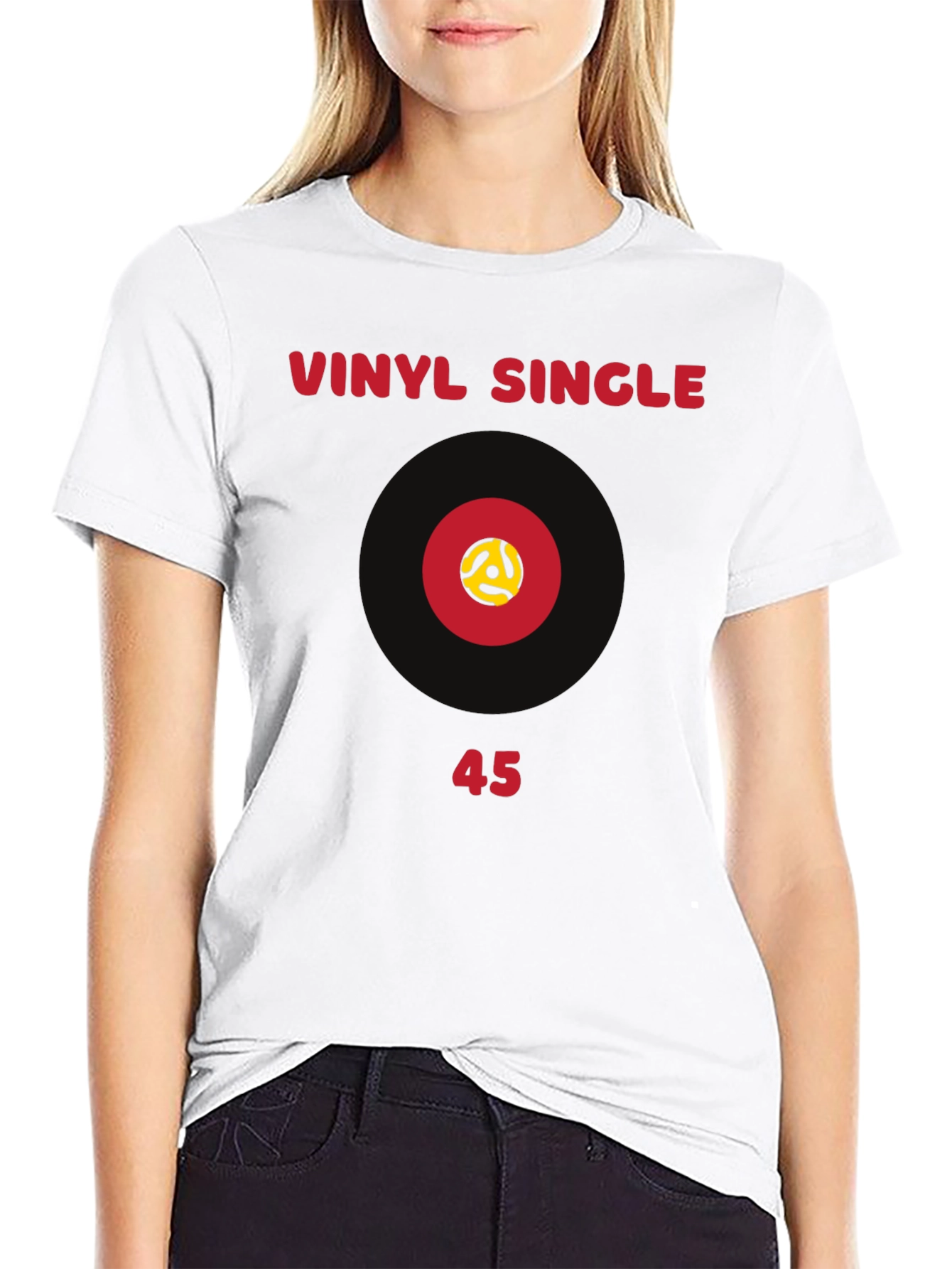 Vinyl Single 45 RPM Record T-Shirt