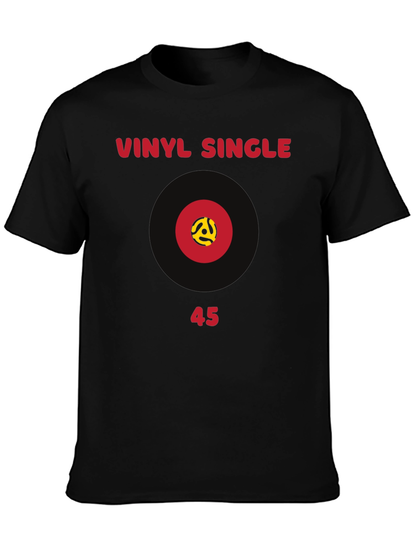 Vinyl Single 45 RPM Record T-Shirt