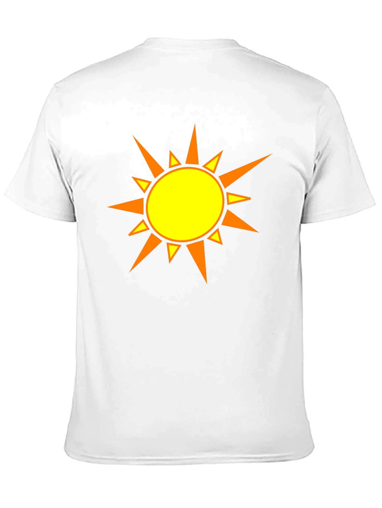 Sunny Day Graphic Tee - Black Cotton T-Shirt