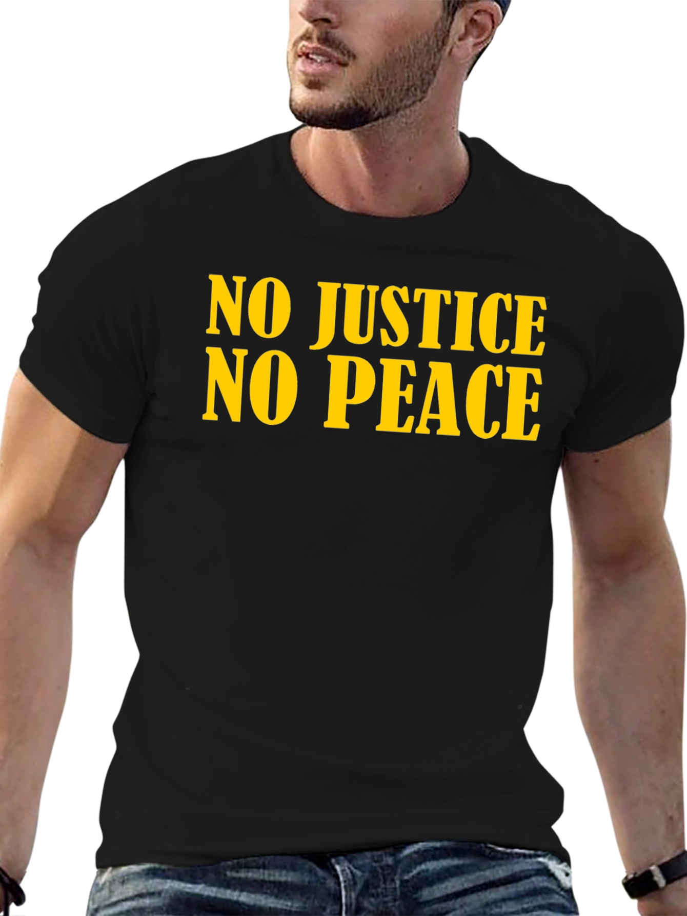 No Justice No Peace Graphic T-Shirt
