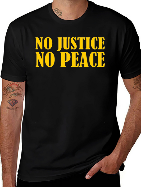 No Justice No Peace Graphic T-Shirt