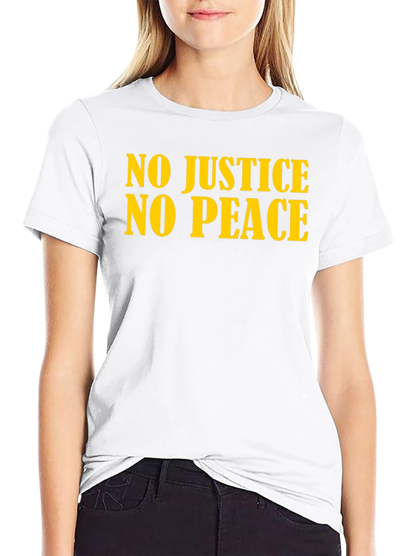 No Justice No Peace Graphic T-Shirt