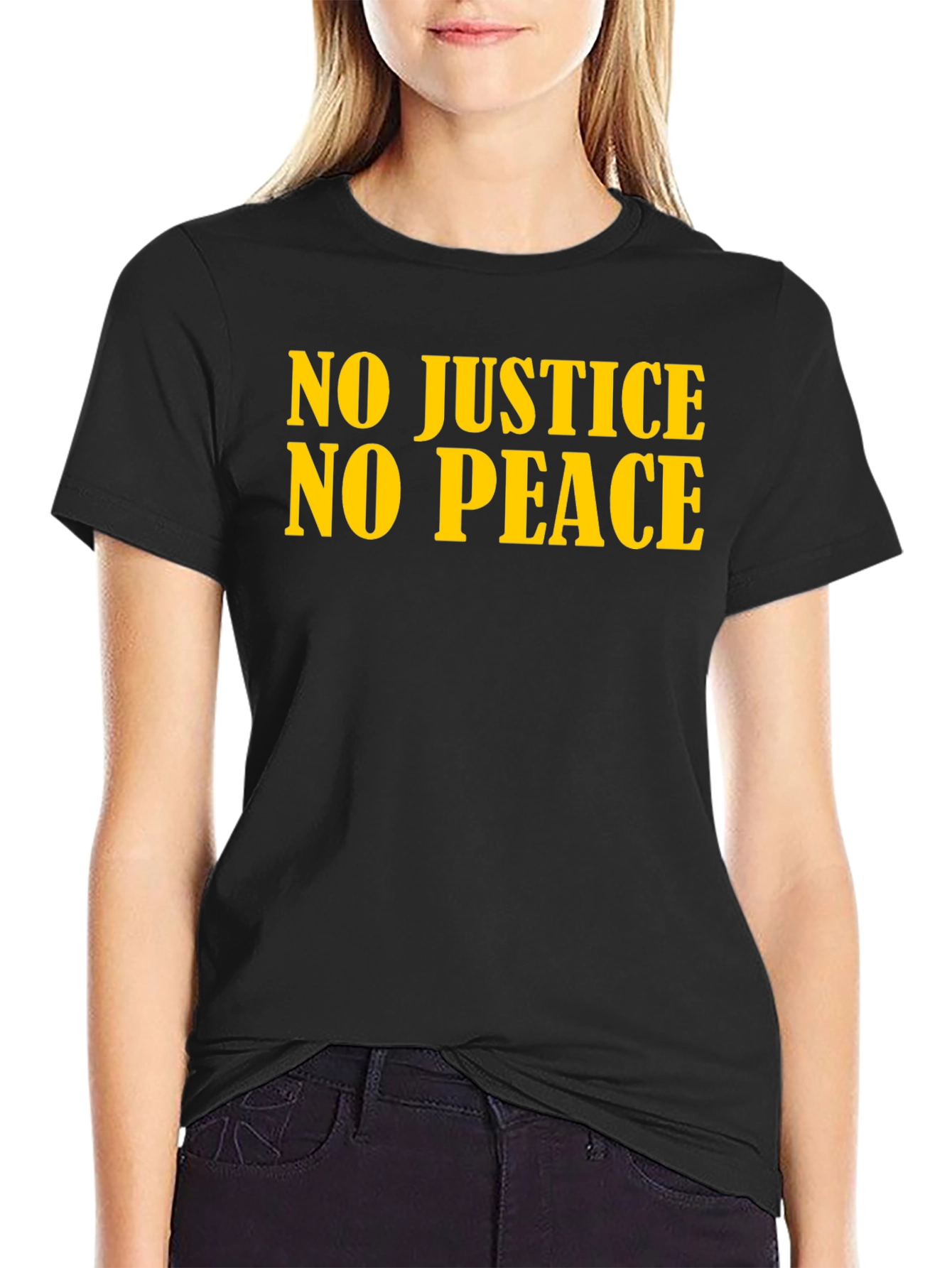 No Justice No Peace Graphic T-Shirt