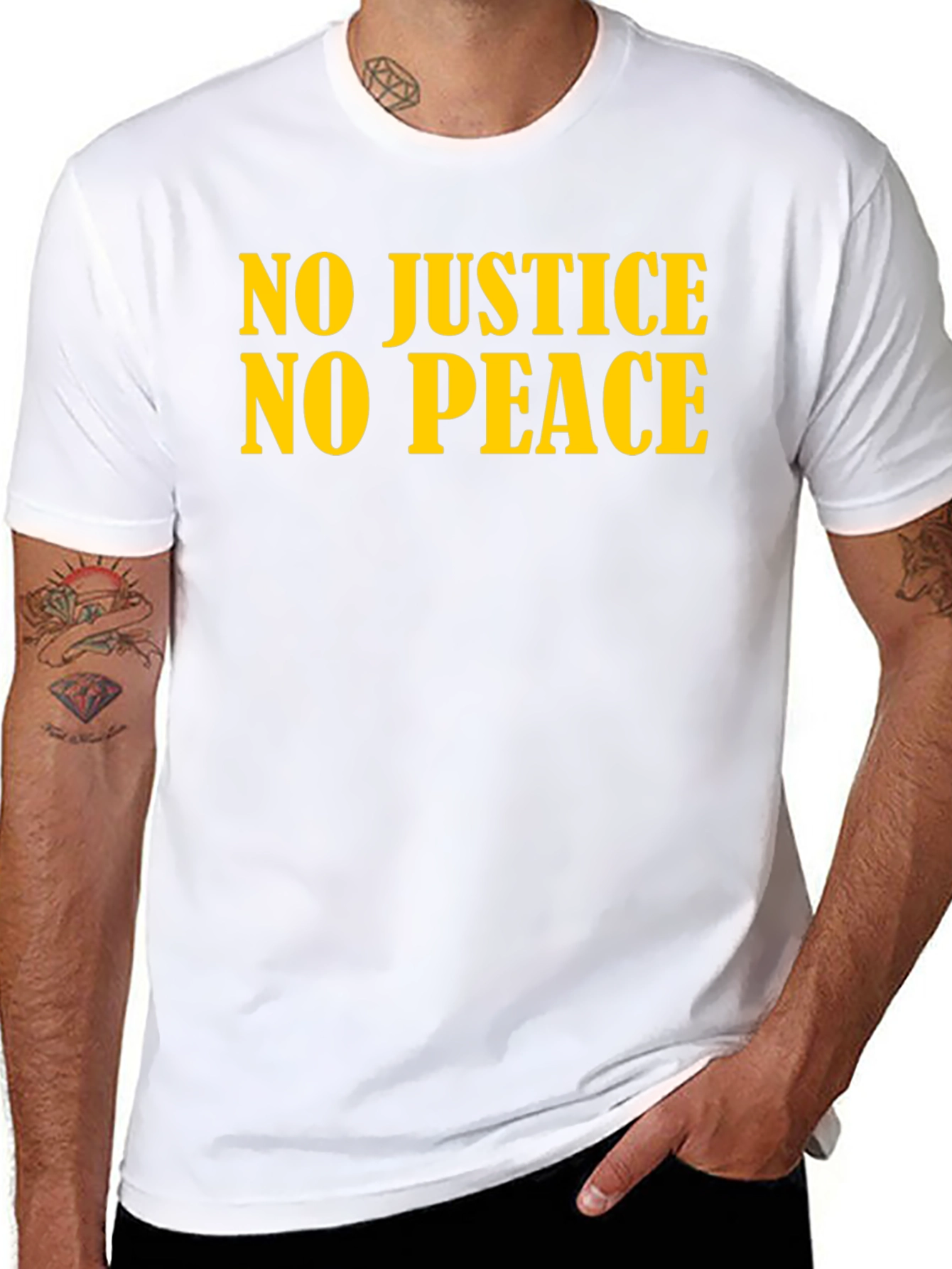 No Justice No Peace Graphic T-Shirt