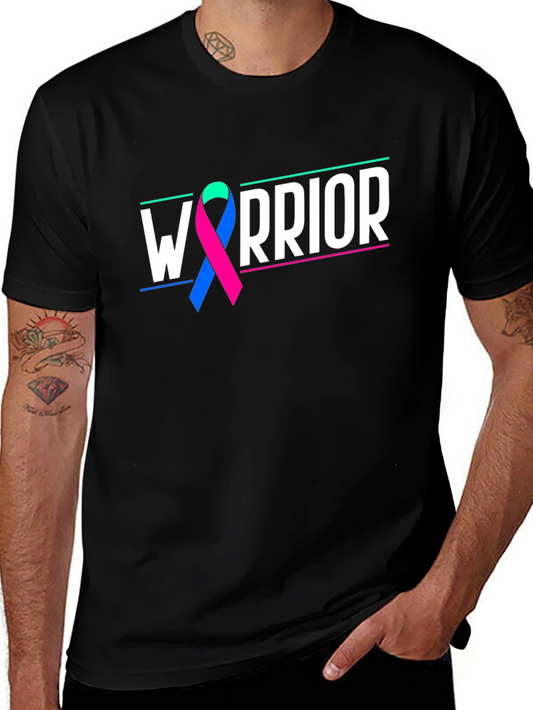 Warrior Ribbon Graphic Tee - Black Unisex