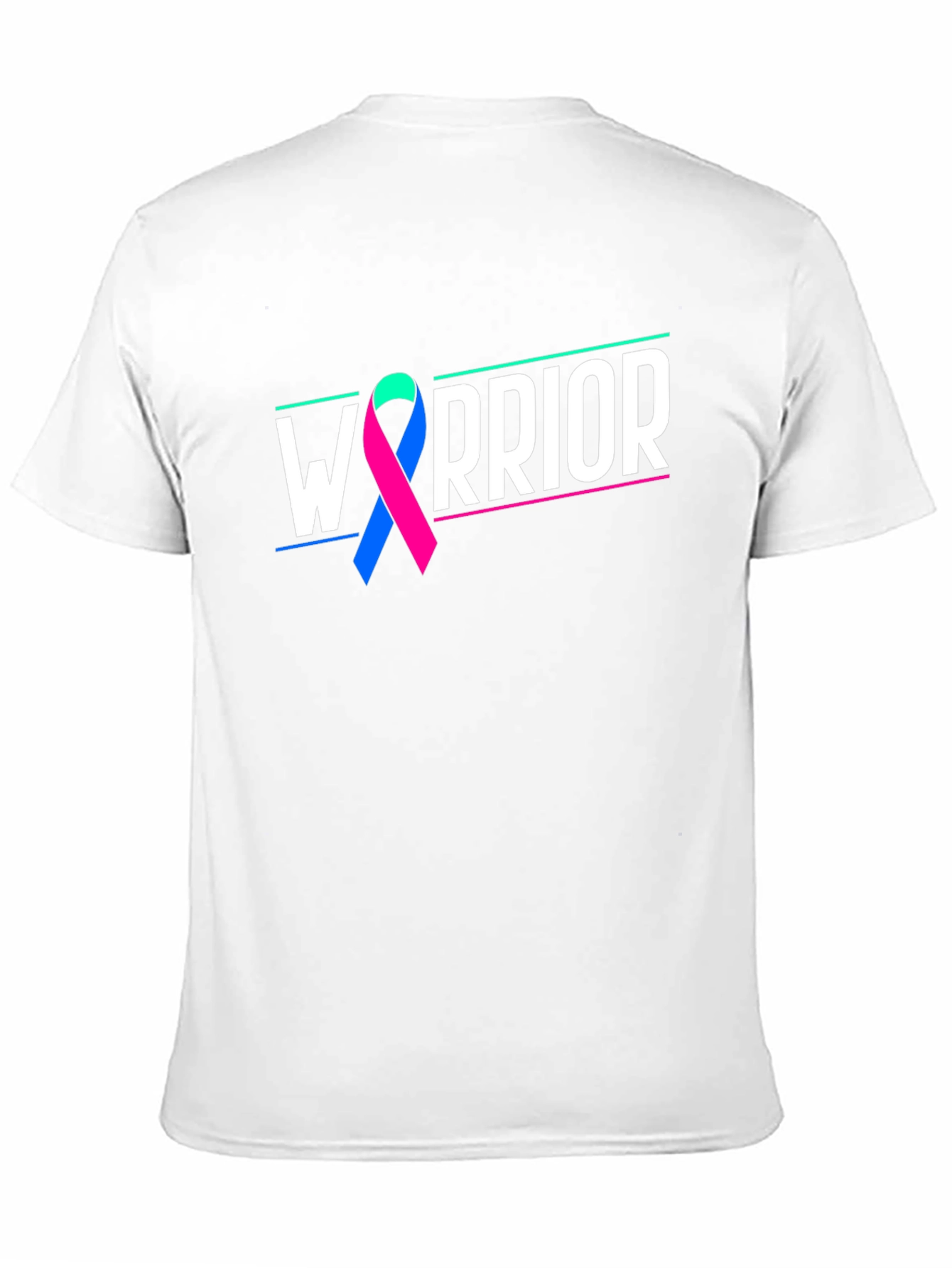 Warrior Ribbon Graphic Tee - Black Unisex