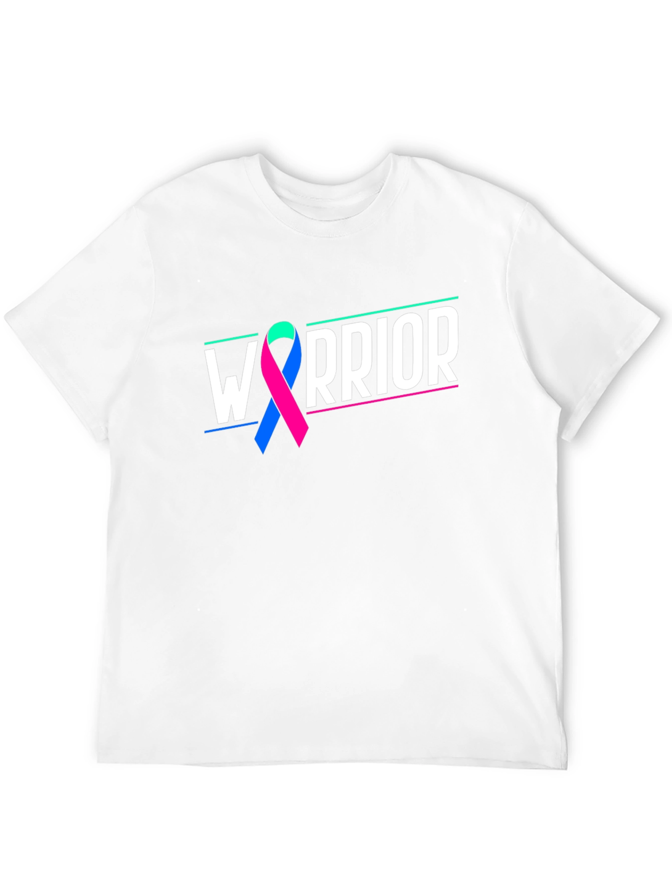 Warrior Ribbon Graphic Tee - Black Unisex