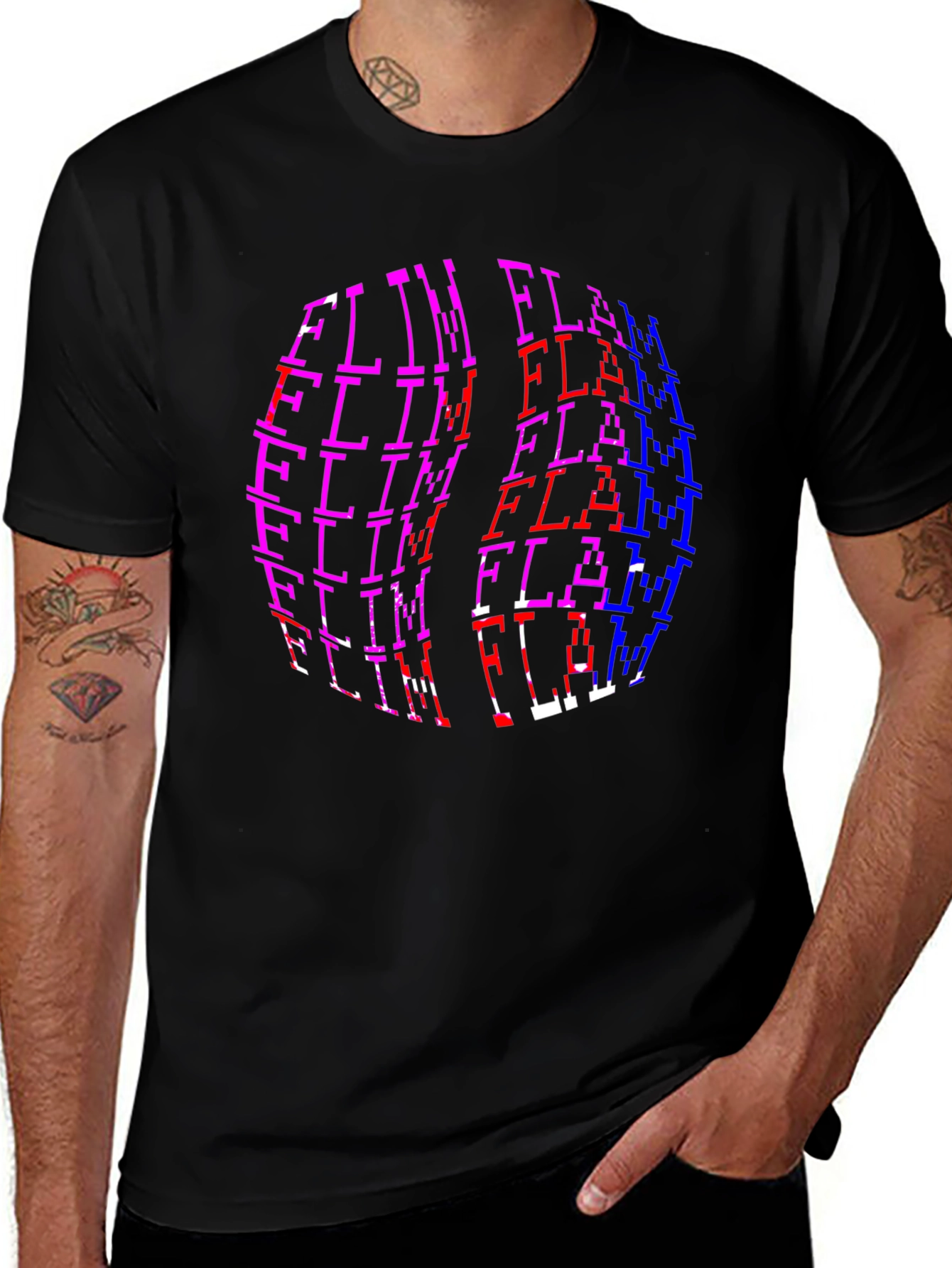 Flim Flam Pixelated T-Shirt