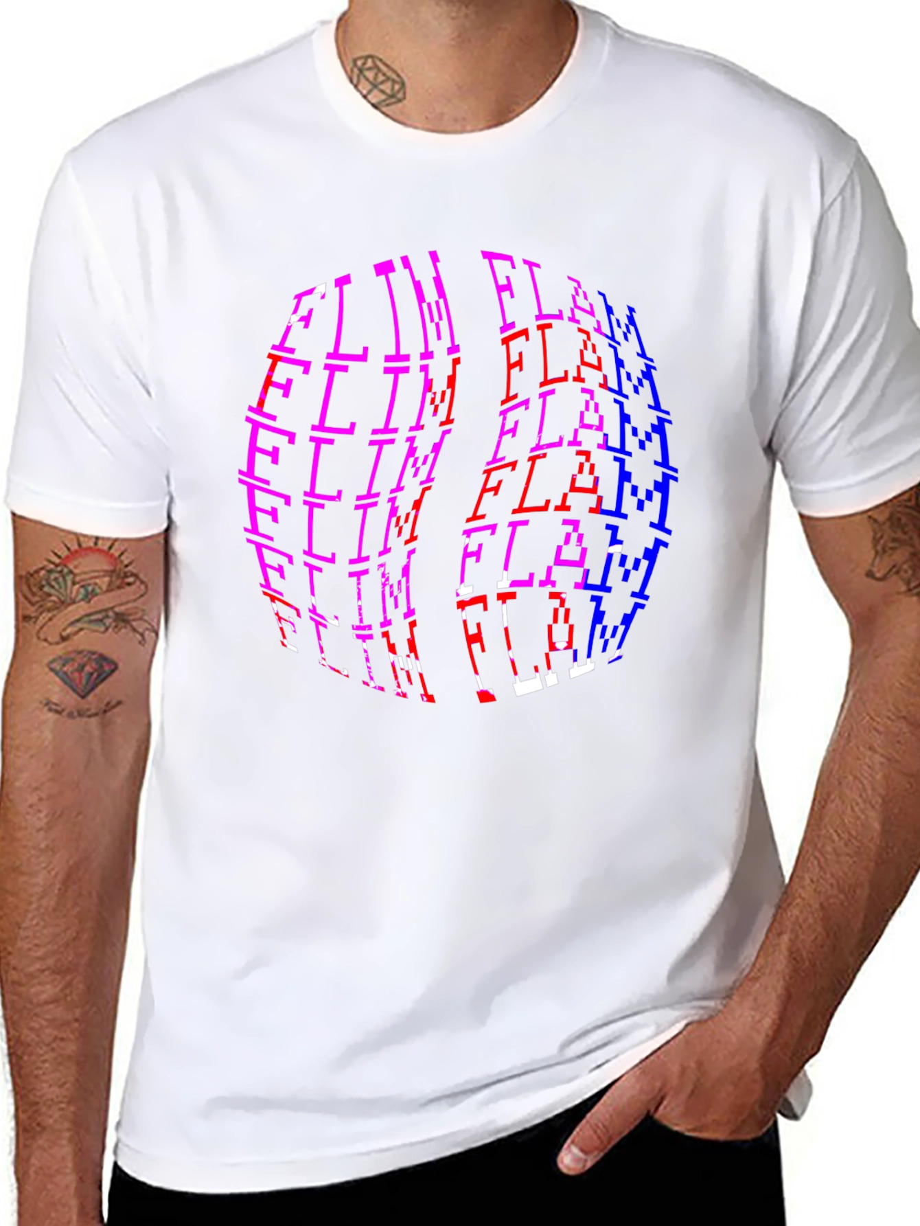 Flim Flam Pixelated T-Shirt