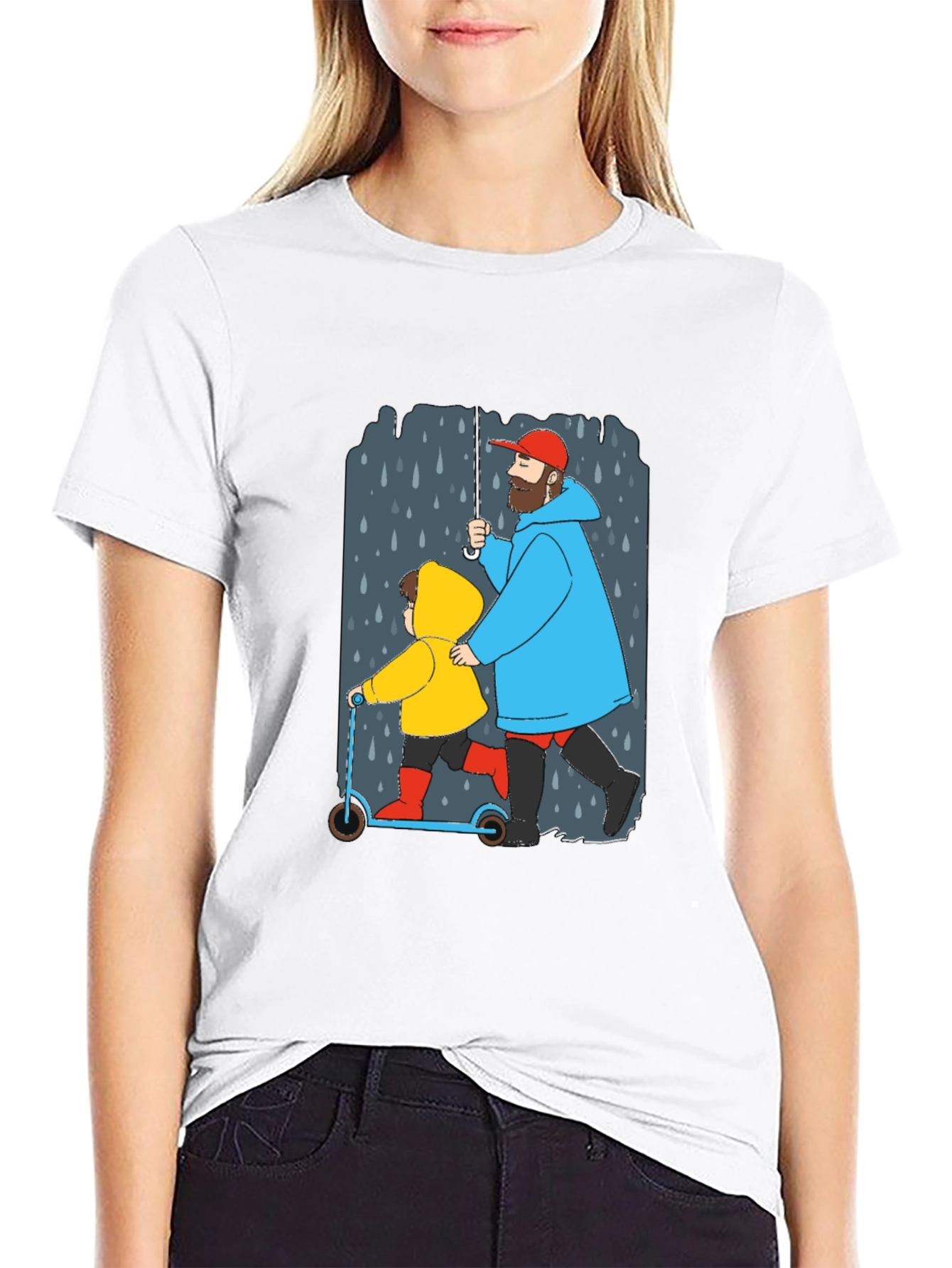 Rainy Day Graphic Tee - Dad & Kid
