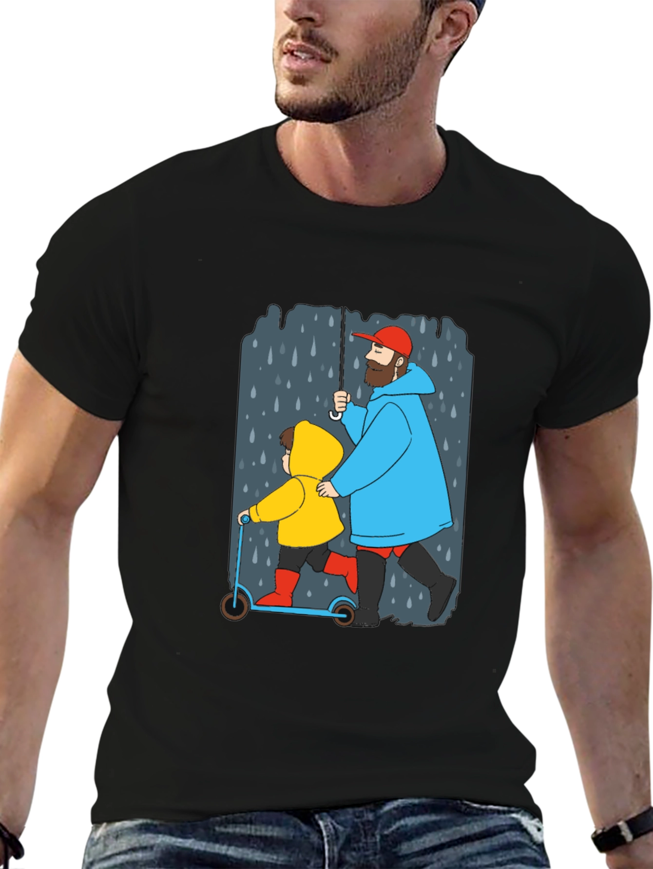 Rainy Day Graphic Tee - Dad & Kid