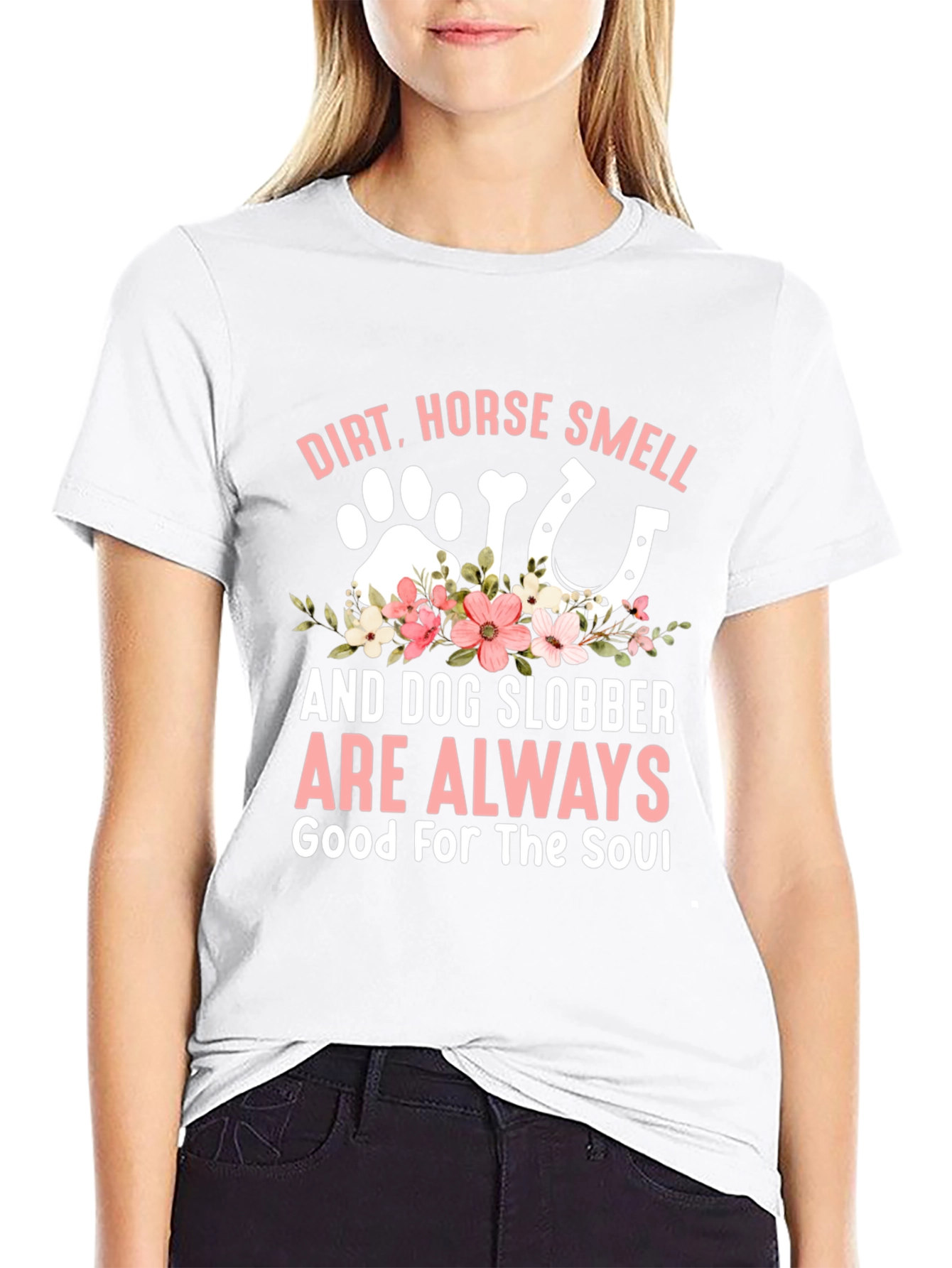 Dirt Horse Dog Graphic Tee