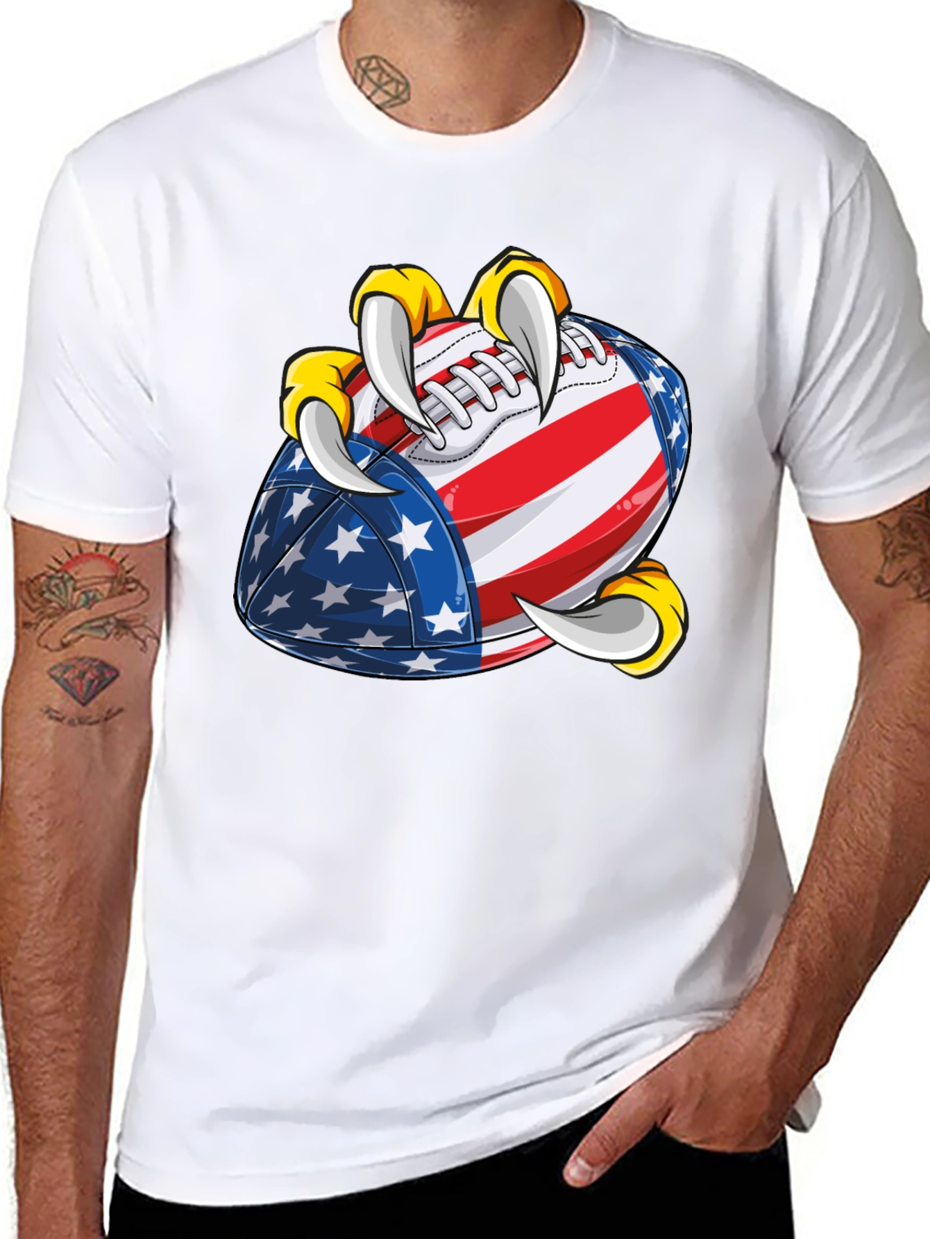 American Football Claw T-Shirt
