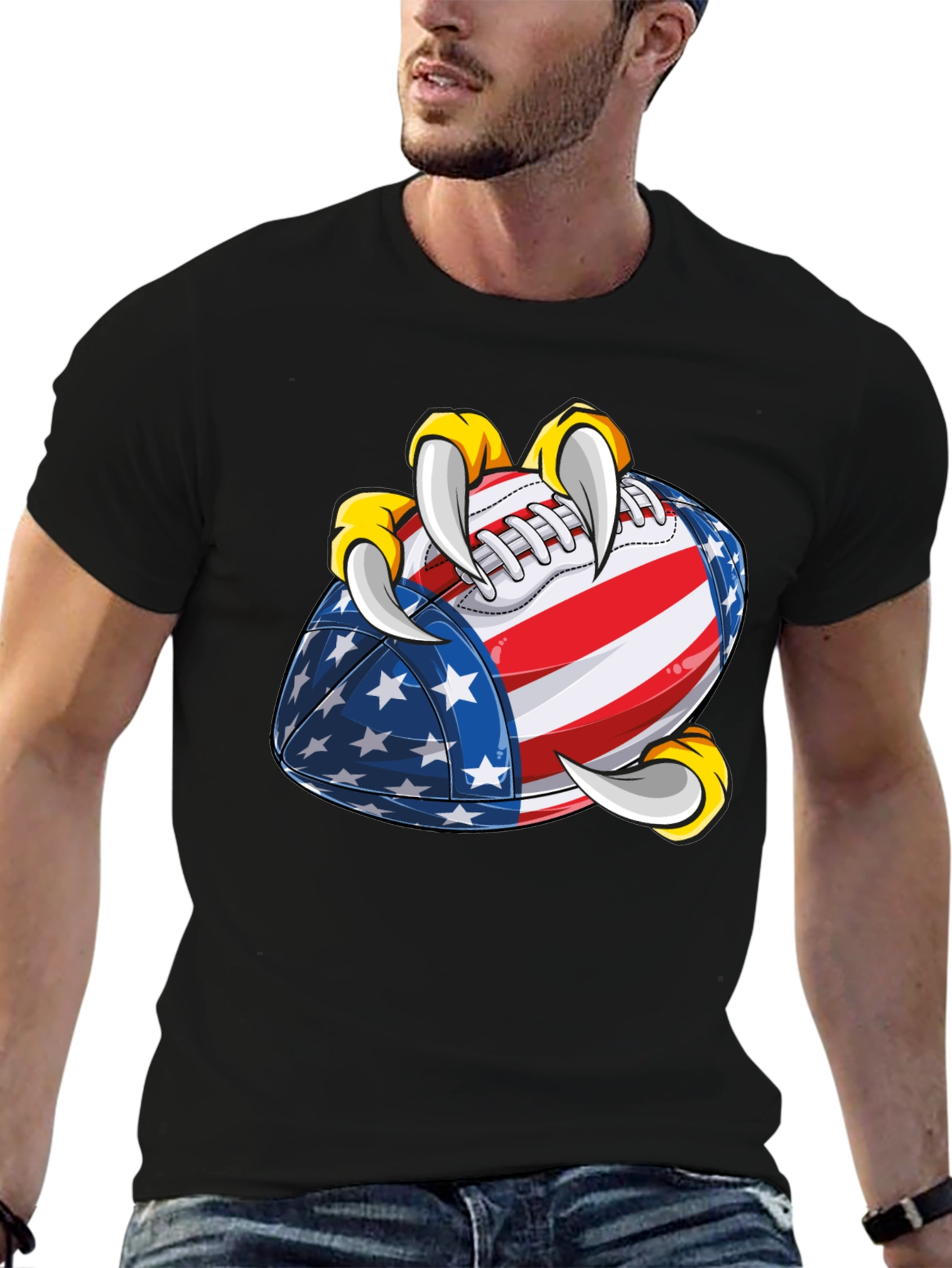 American Football Claw T-Shirt