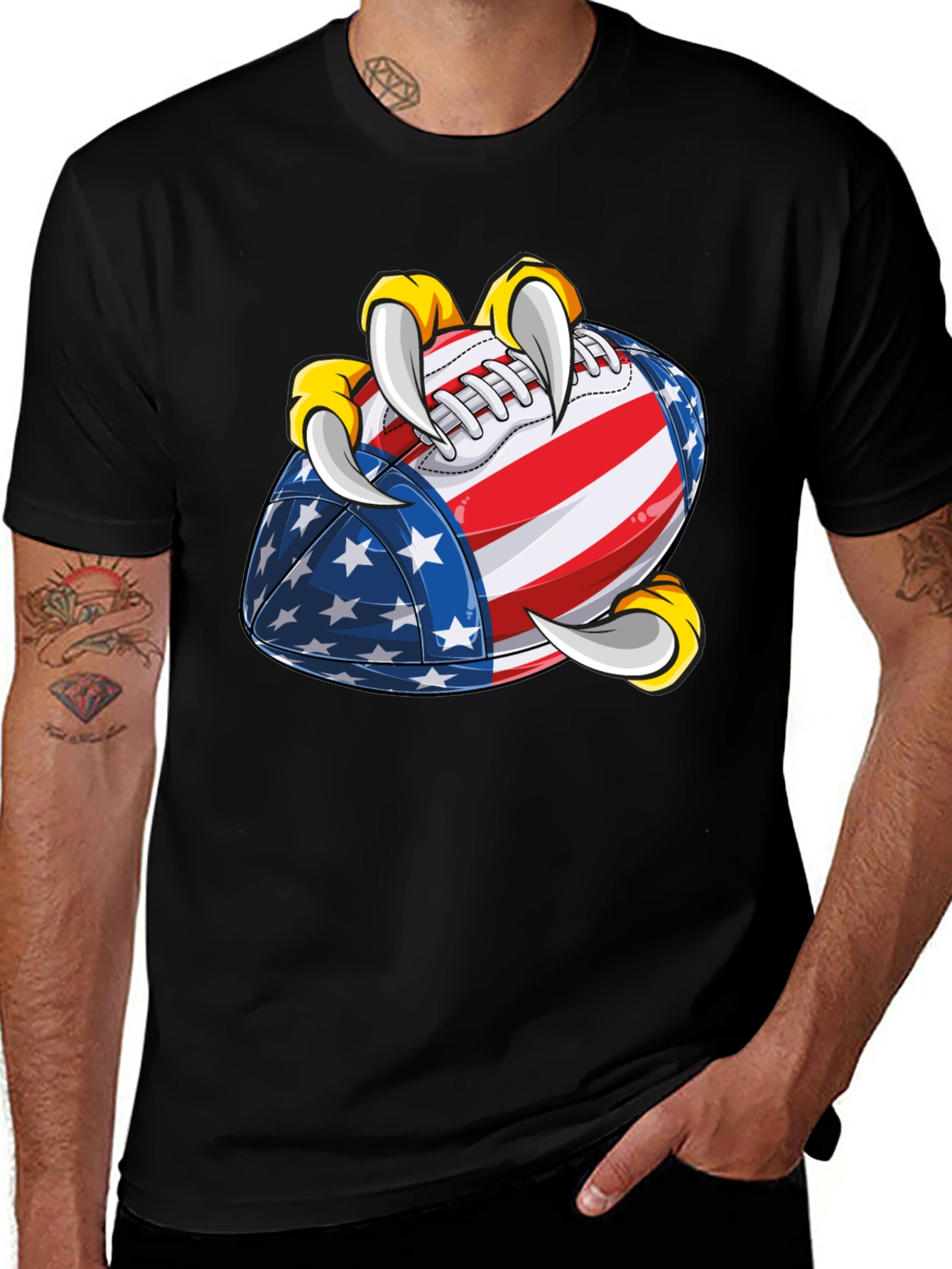 American Football Claw T-Shirt