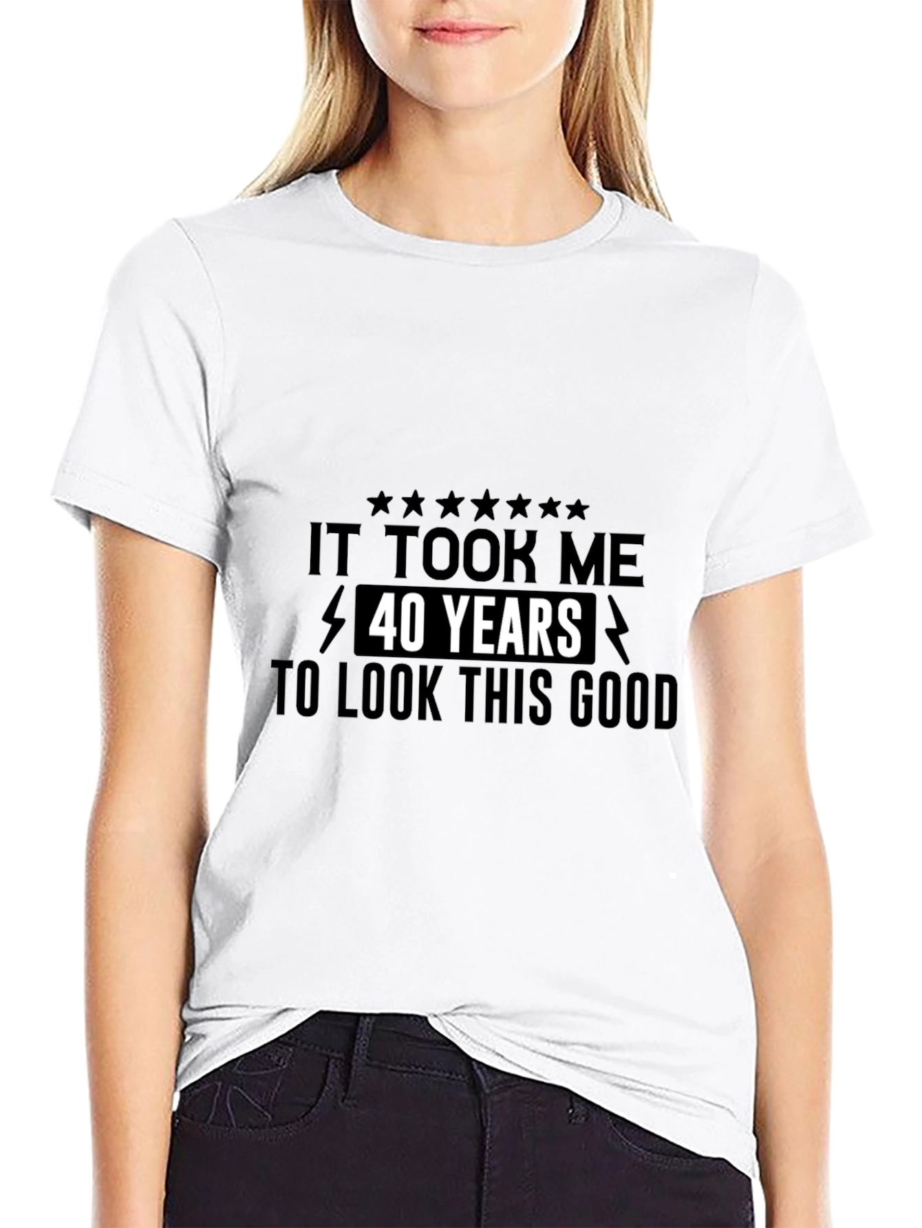 Funny 40th Birthday T-Shirt - Look This Good