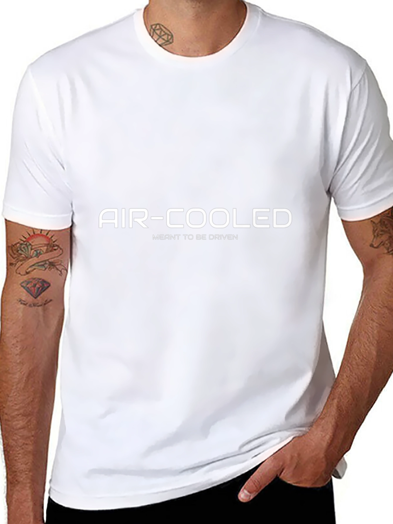 Air-Cooled Black Graphic Tee